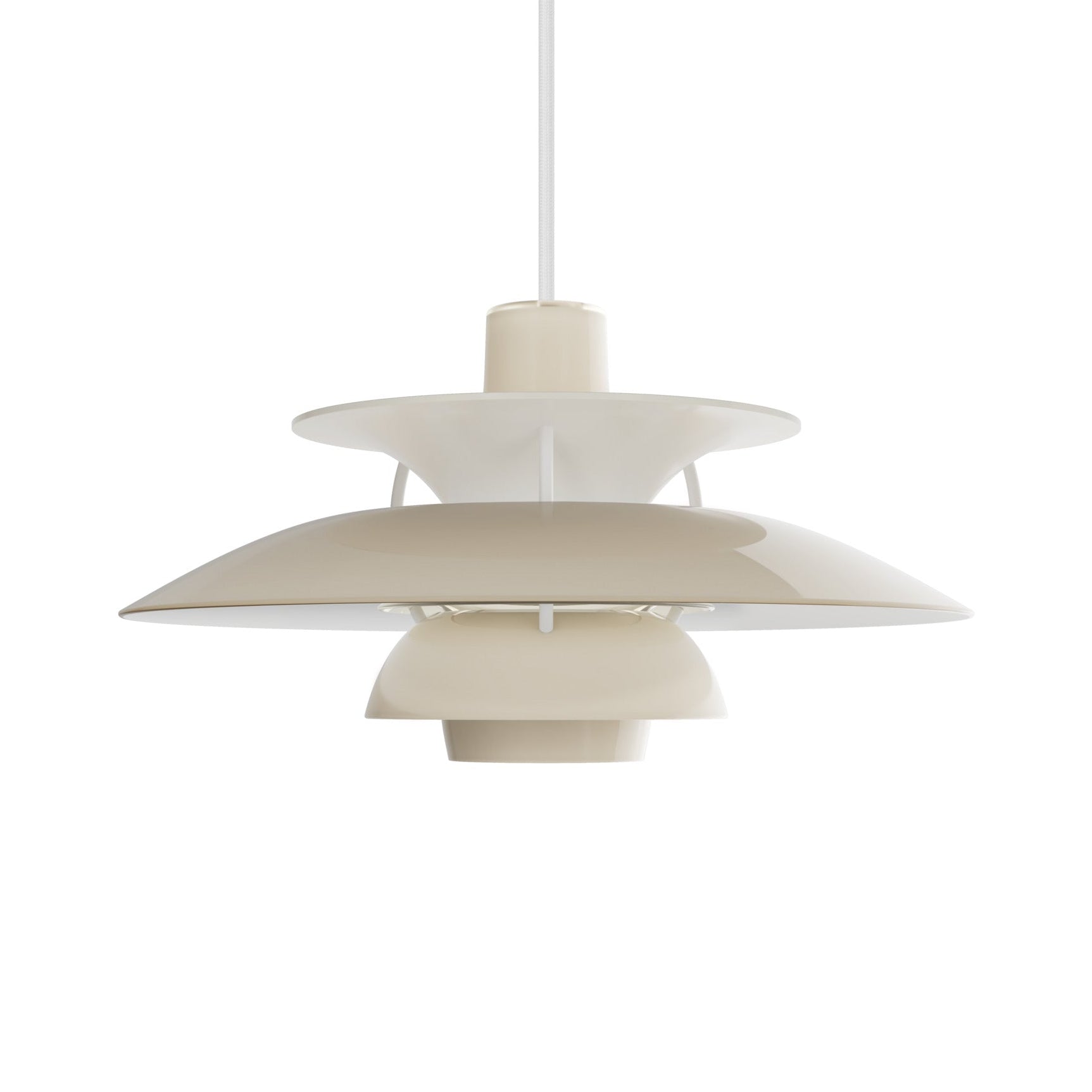 Hanging lamp PH 5 OPAL beige
