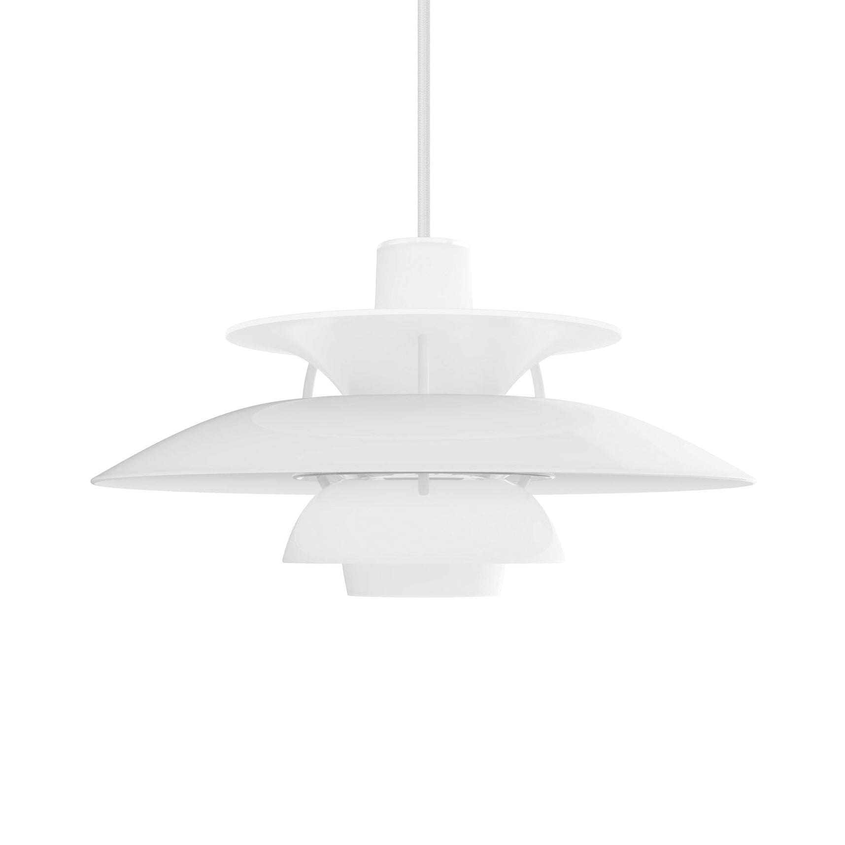 Hanging lamp PH 5 OPAL white