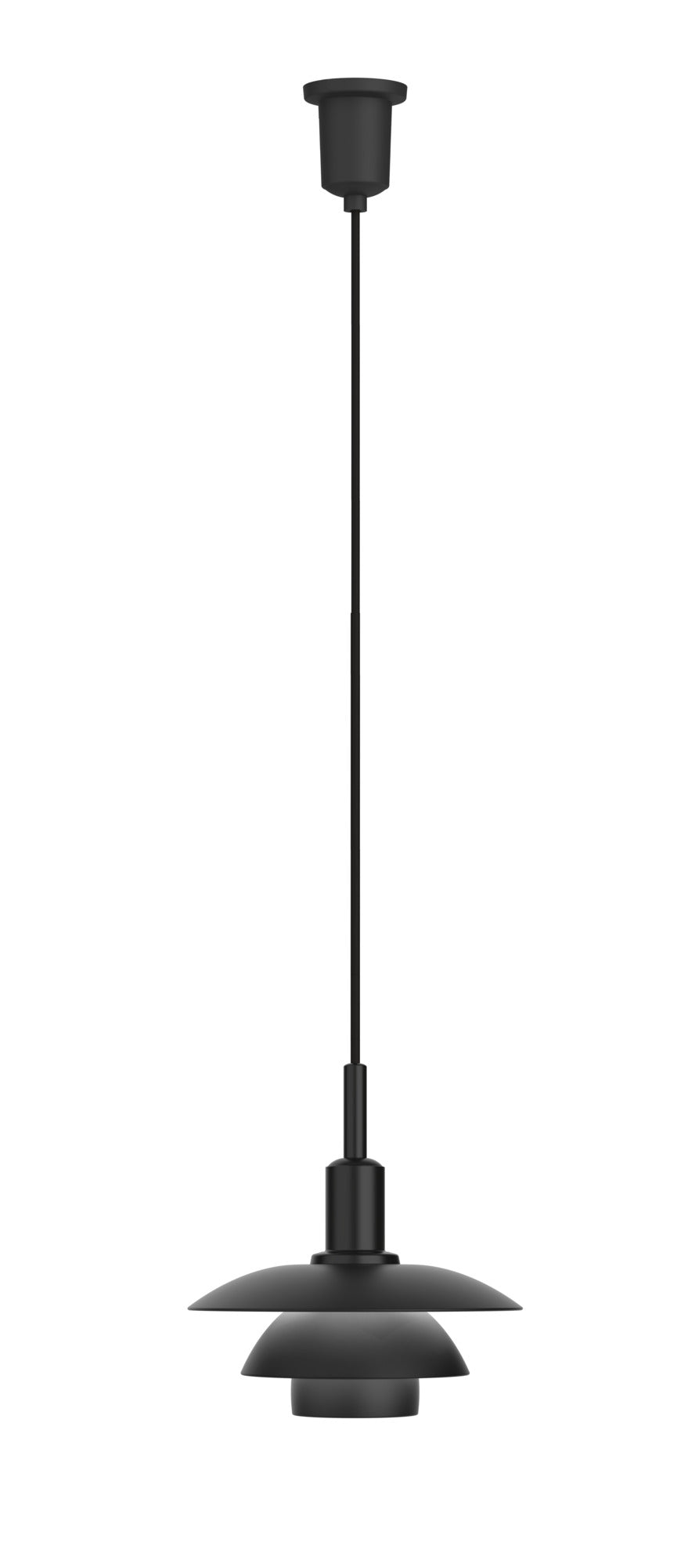 PH 3/3 Pendant Lamp Matte Black