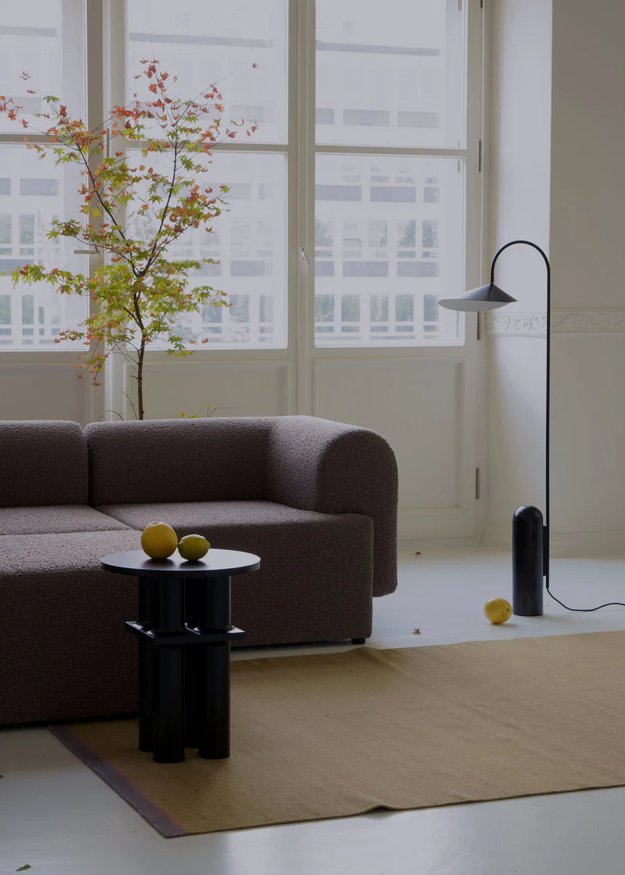 Modulsofa TORI - grüner Pouf
