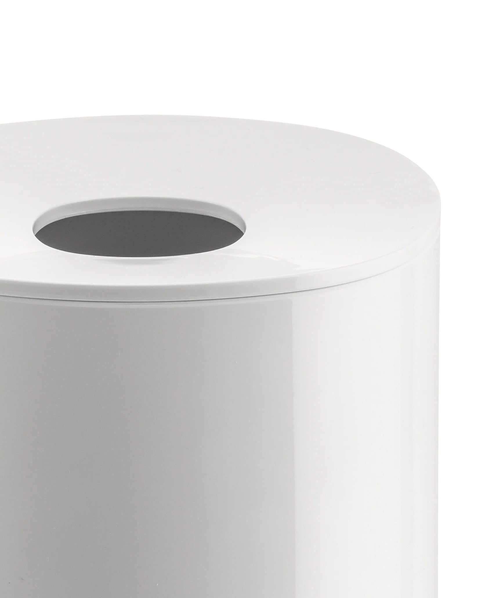 Birillo White Round Stads Container