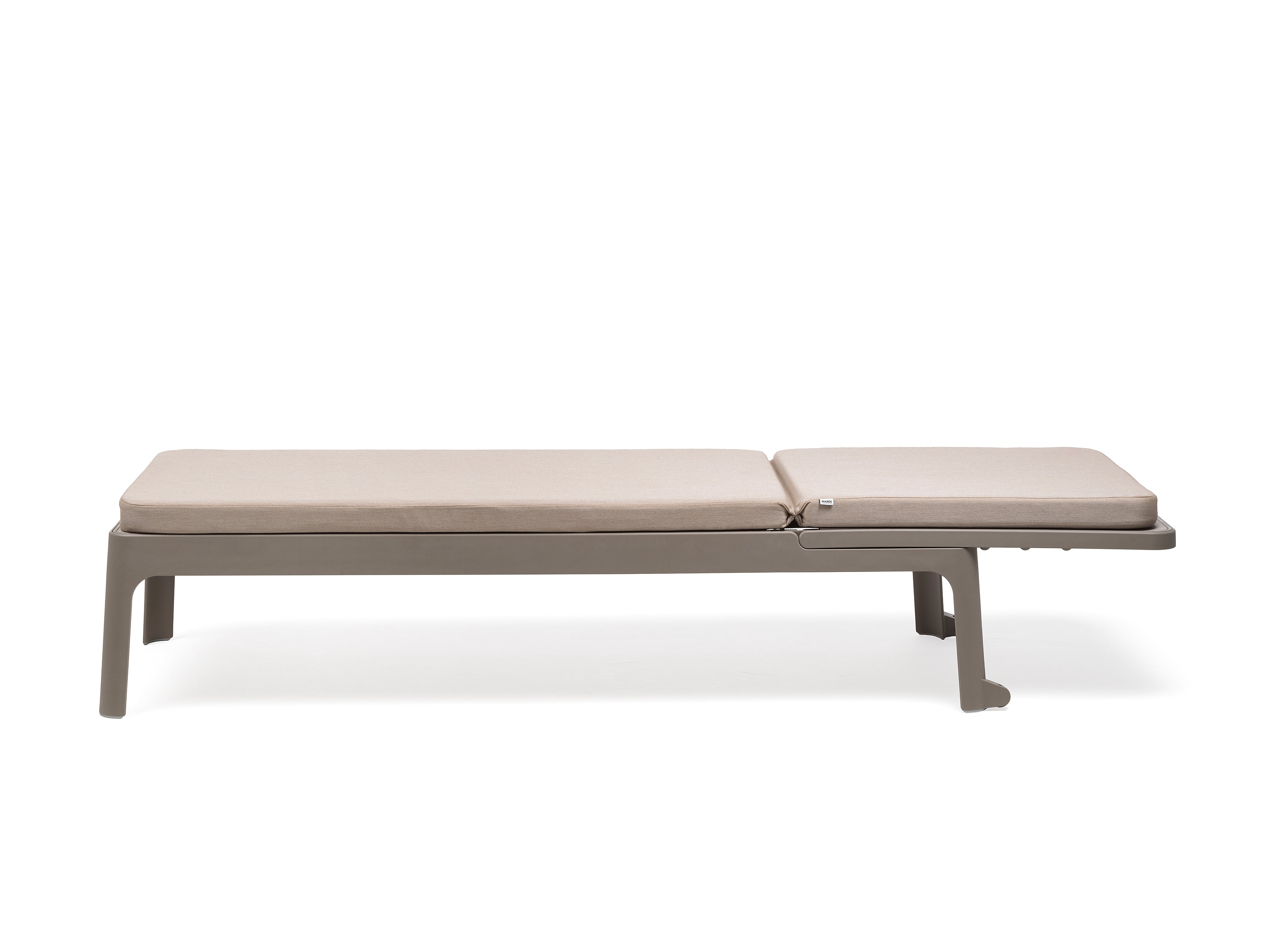 PLANO taupe outdoor lounger