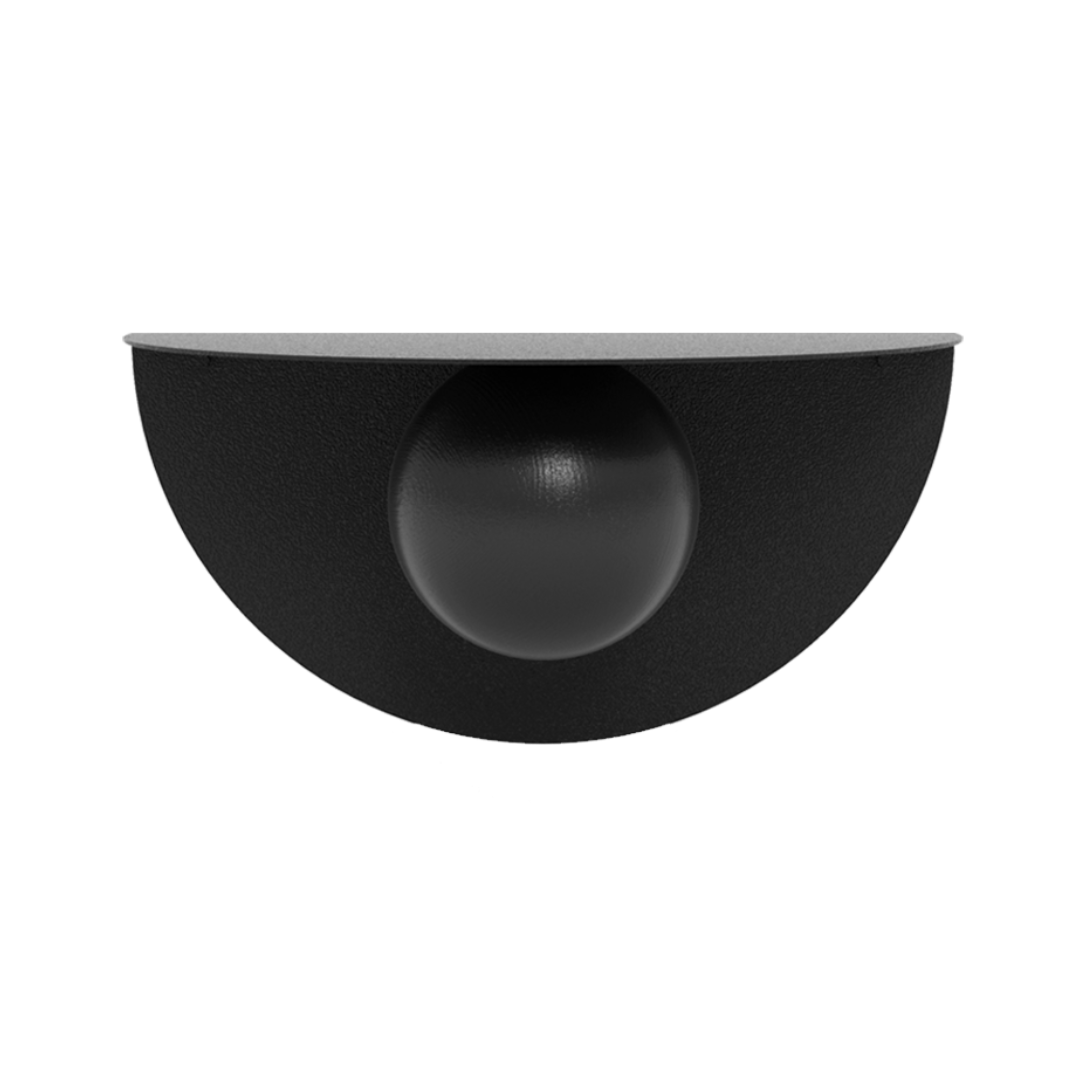 Wall shelf POP in steel and wood