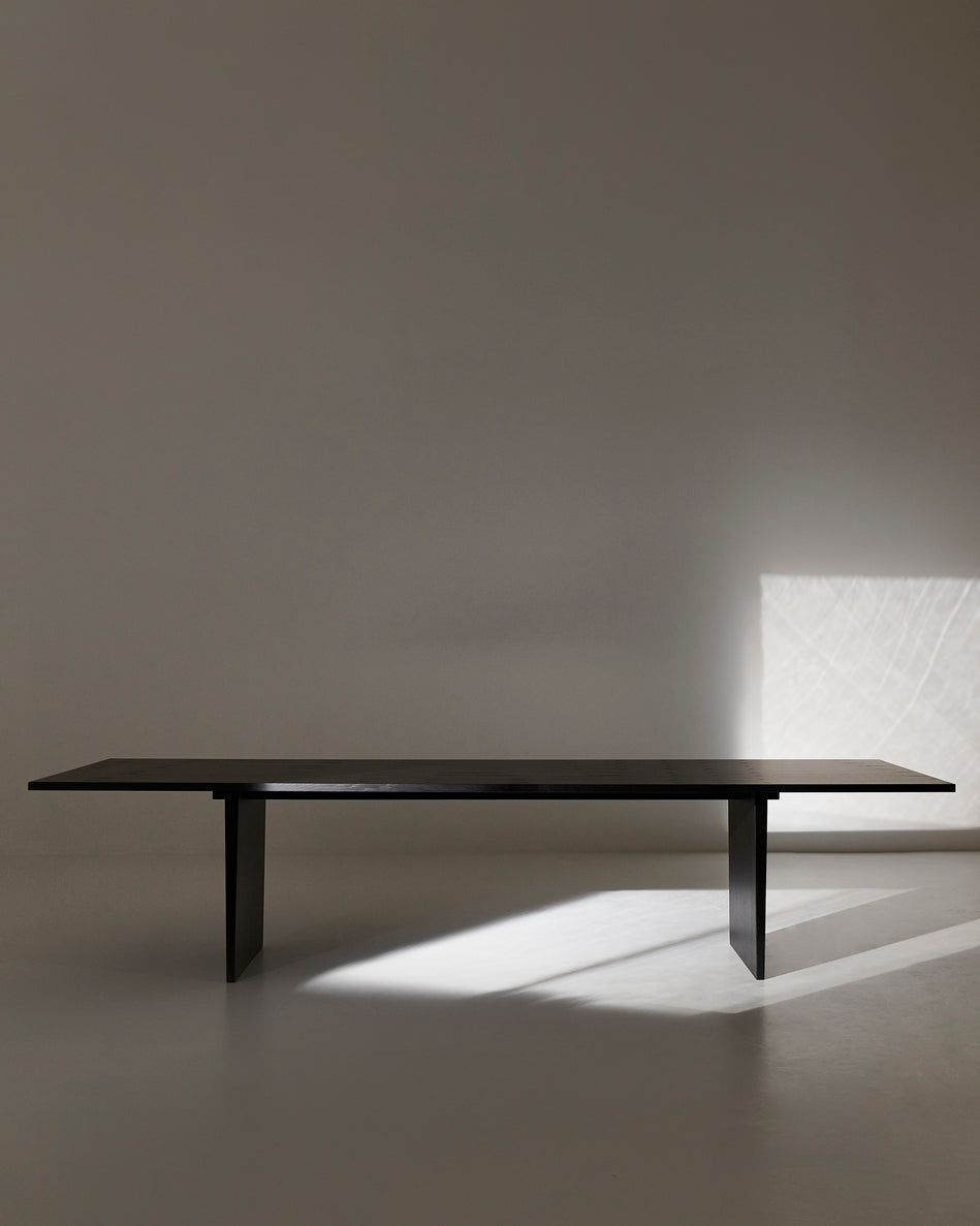 Tisch PRIVATE schwarz Eschenfurnier