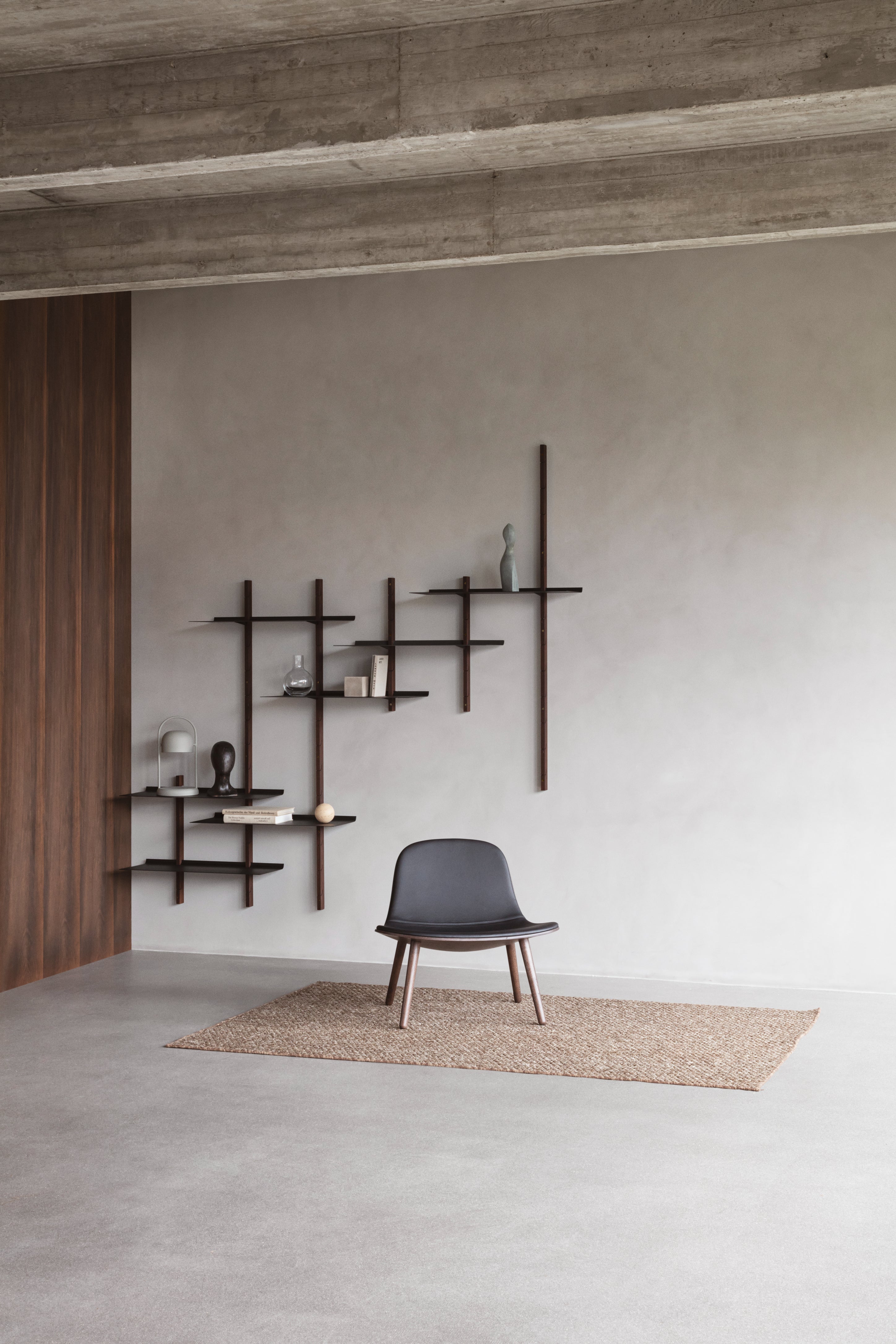 Wandregal-Set SMILE schwarz