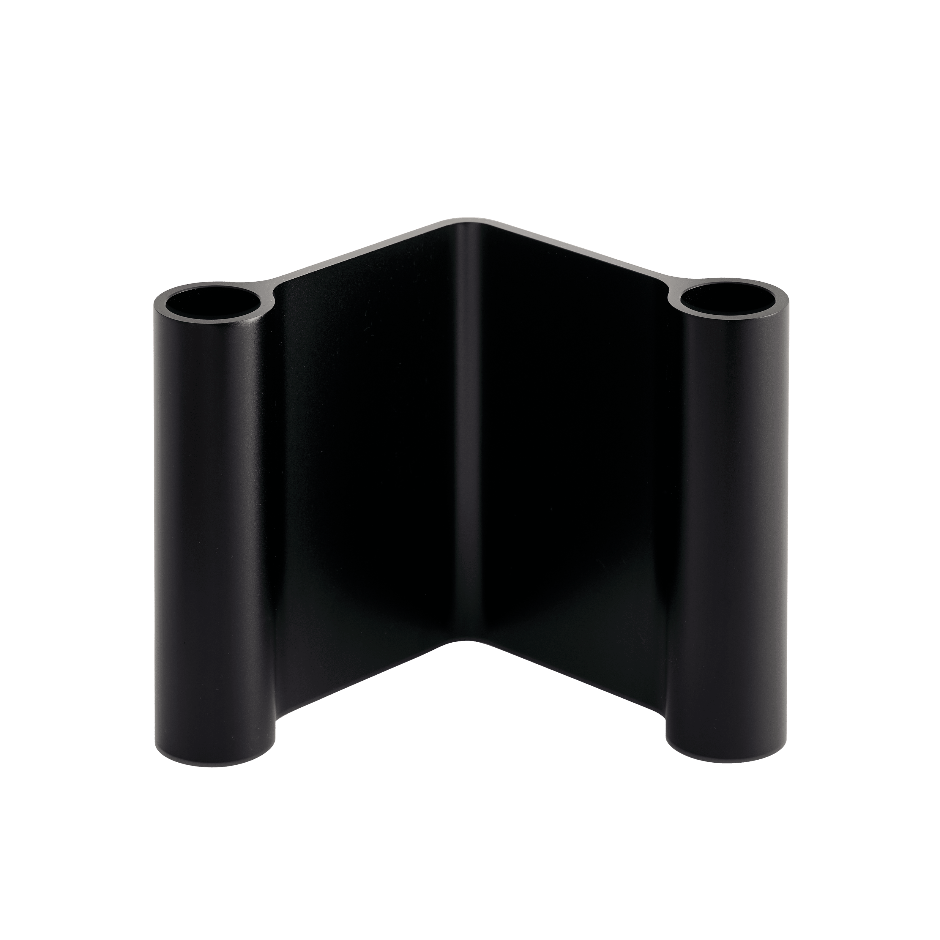 PAIR Black Candle Holder