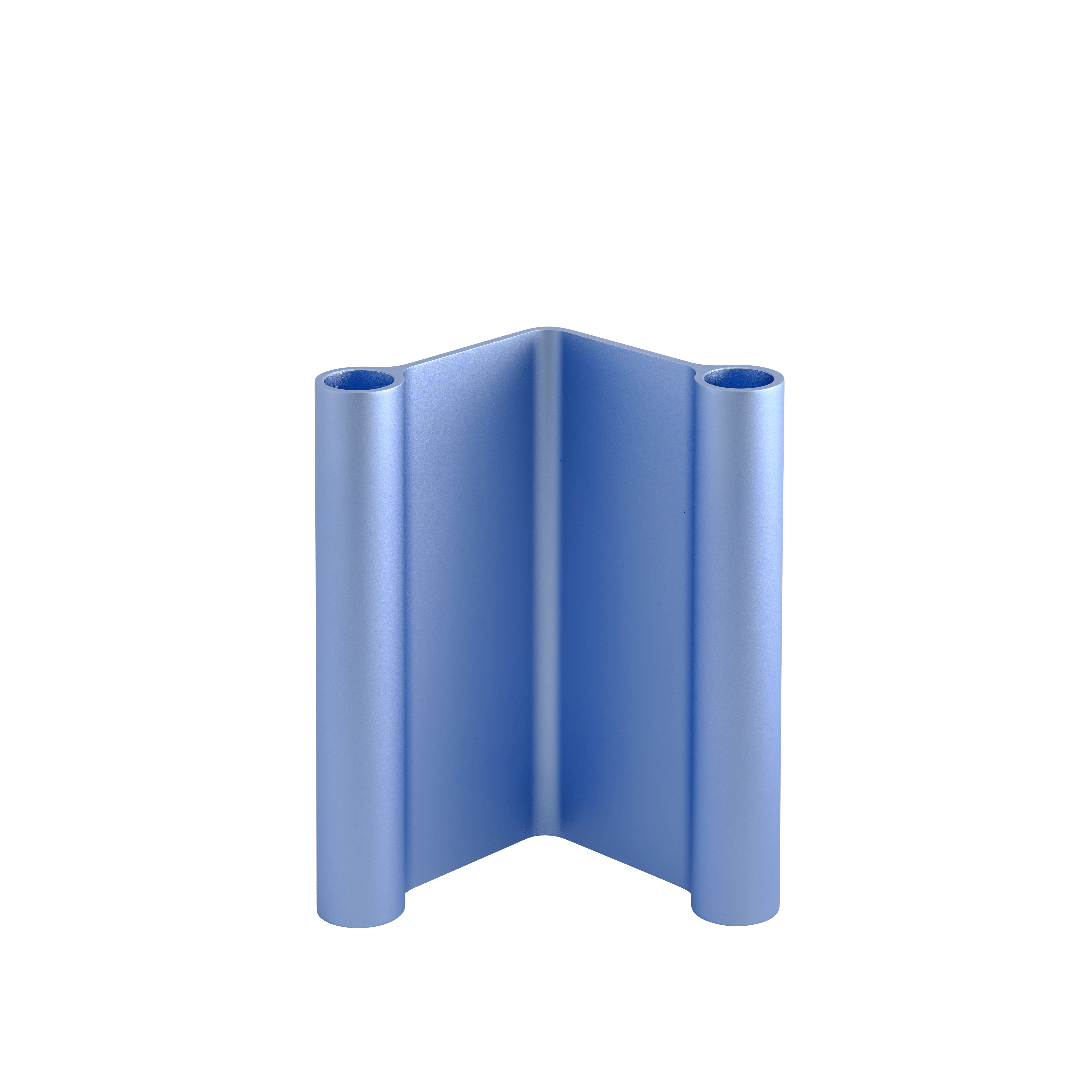 PAIR Blue Candle Holder