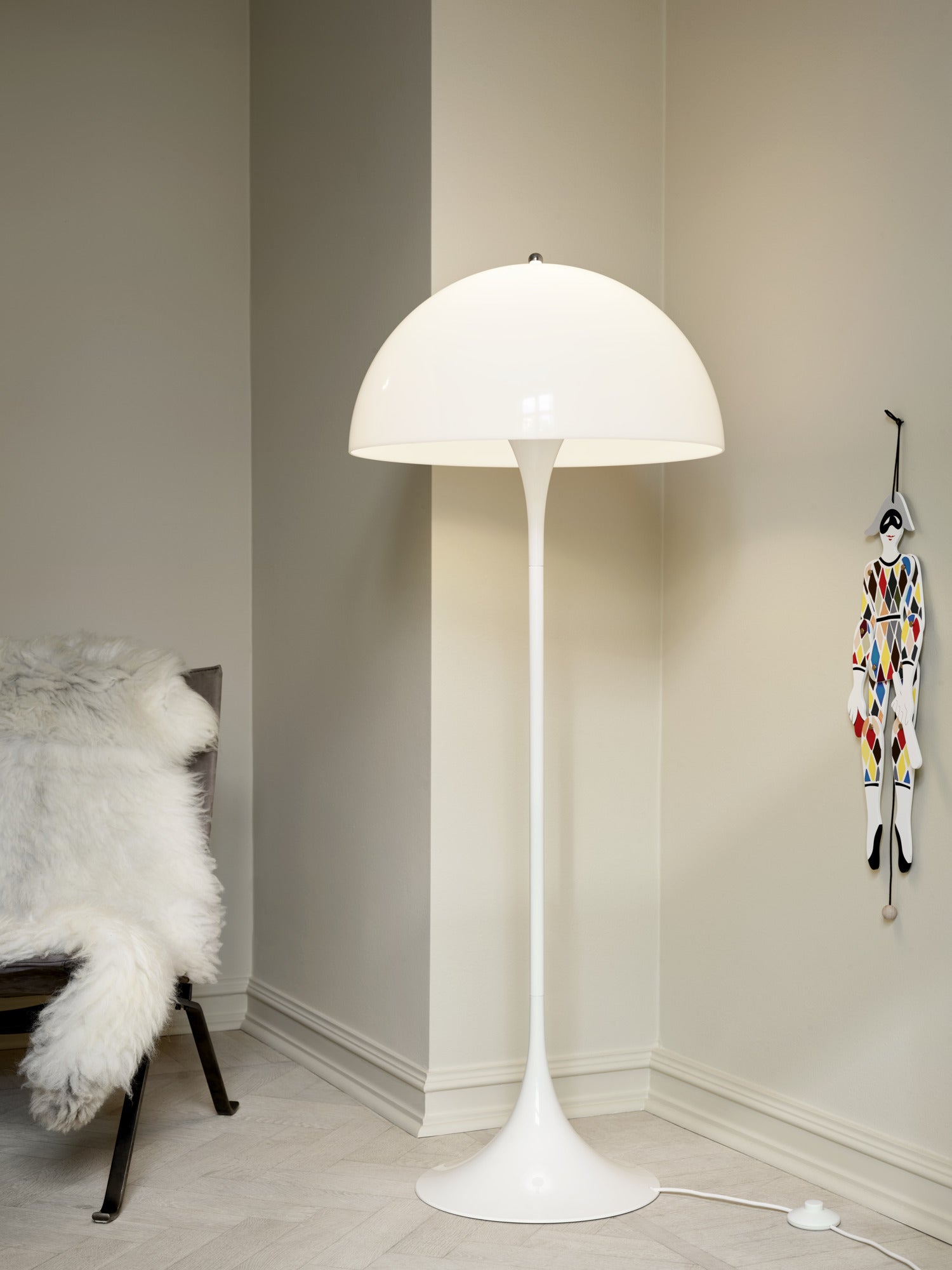 PANTHELLA Floor Lamp White