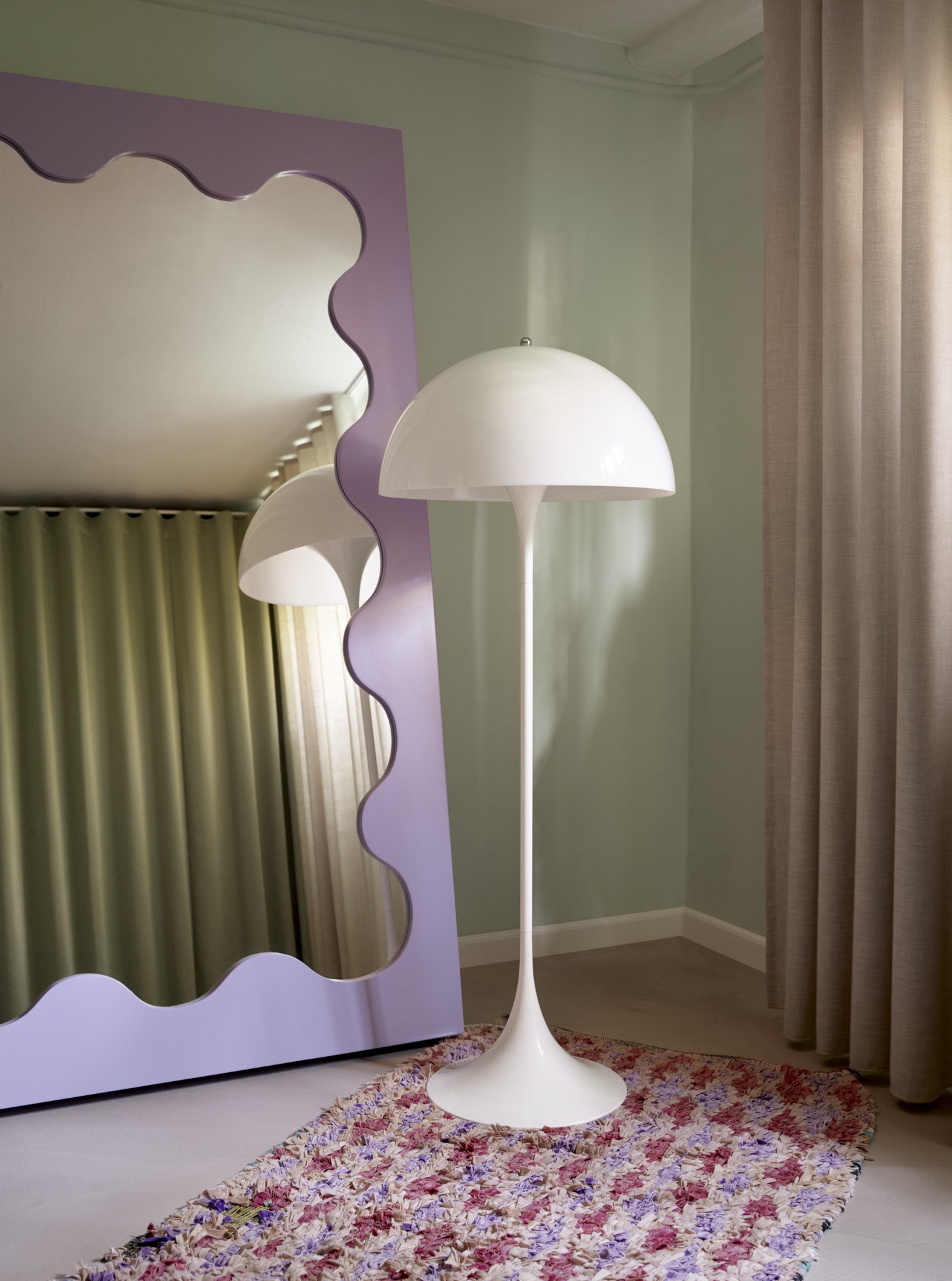 PANTHELLA Floor Lamp White