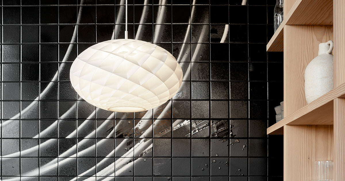 PATERA OVAL White Pendant Lamp