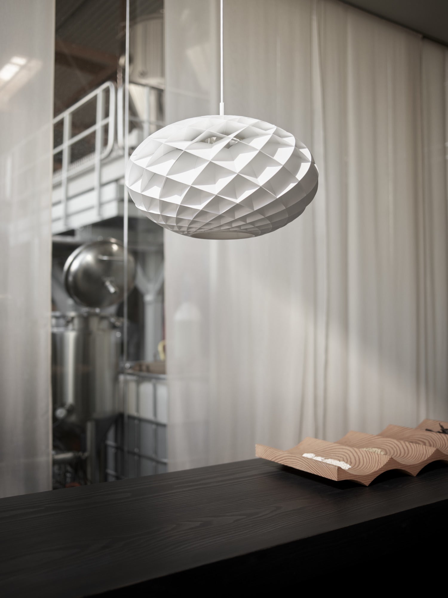 PATERA OVAL White Pendant Lamp
