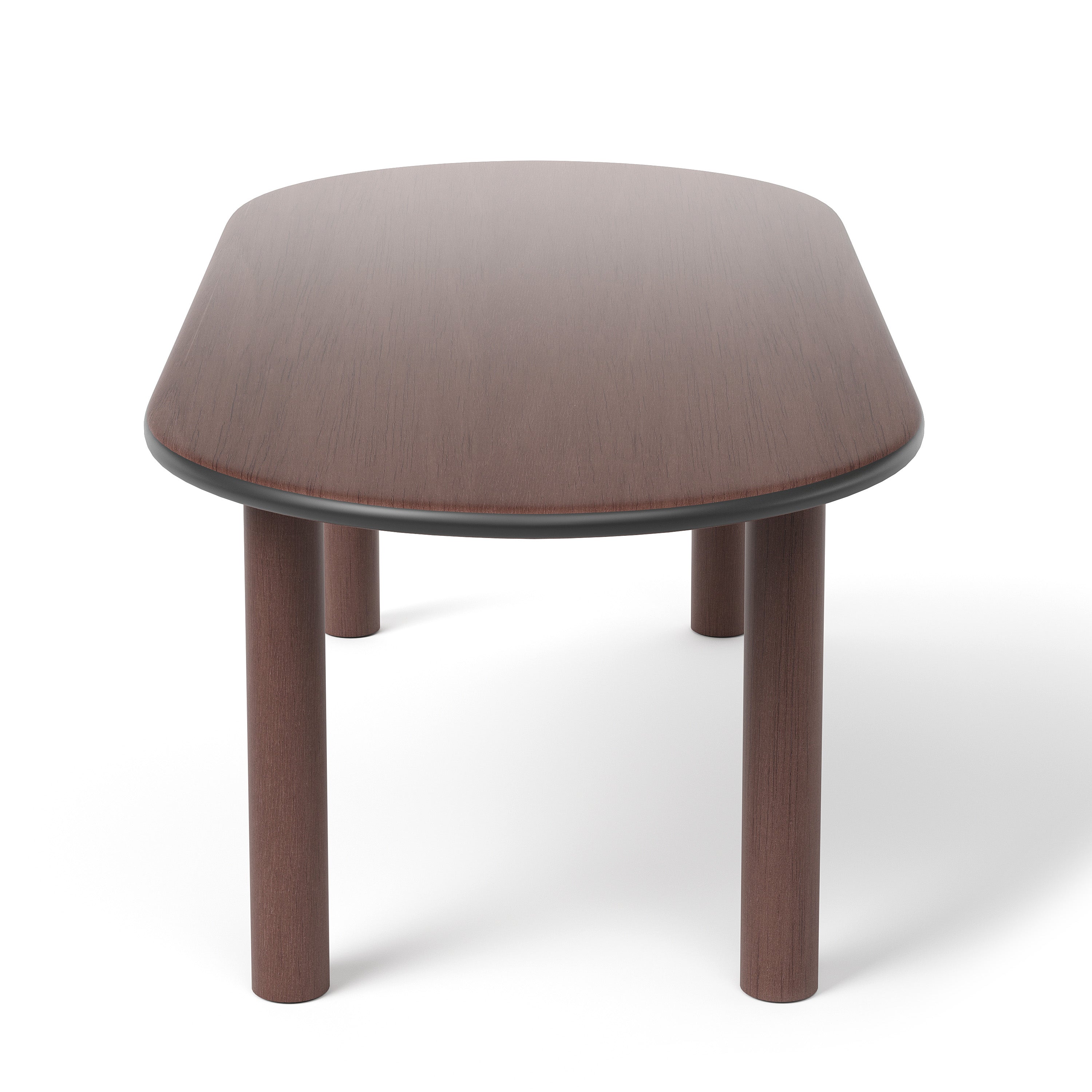 Oval Table PAUL Brown Ash Wood