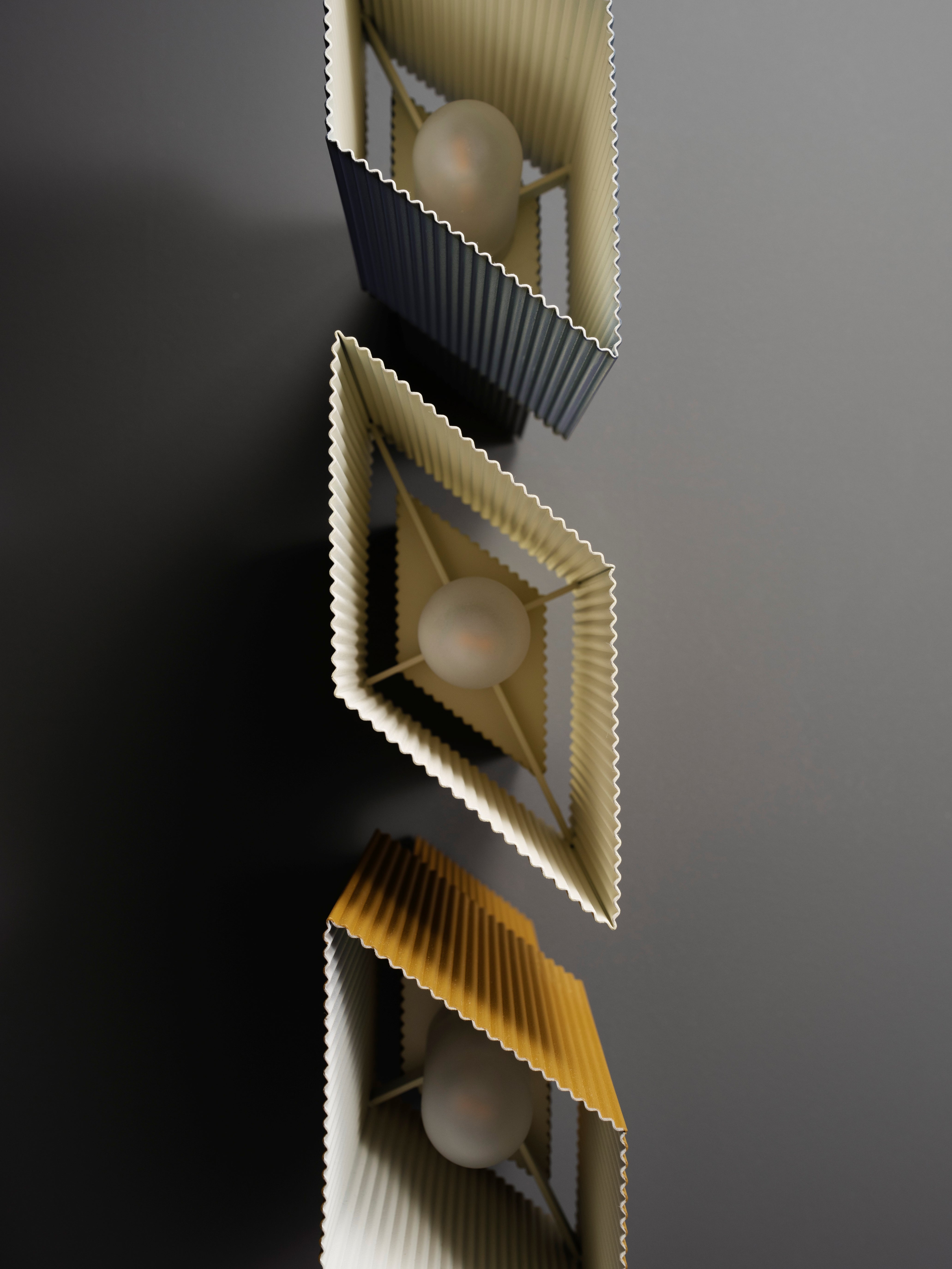 Tischlampe ROMB MINI hellgelb