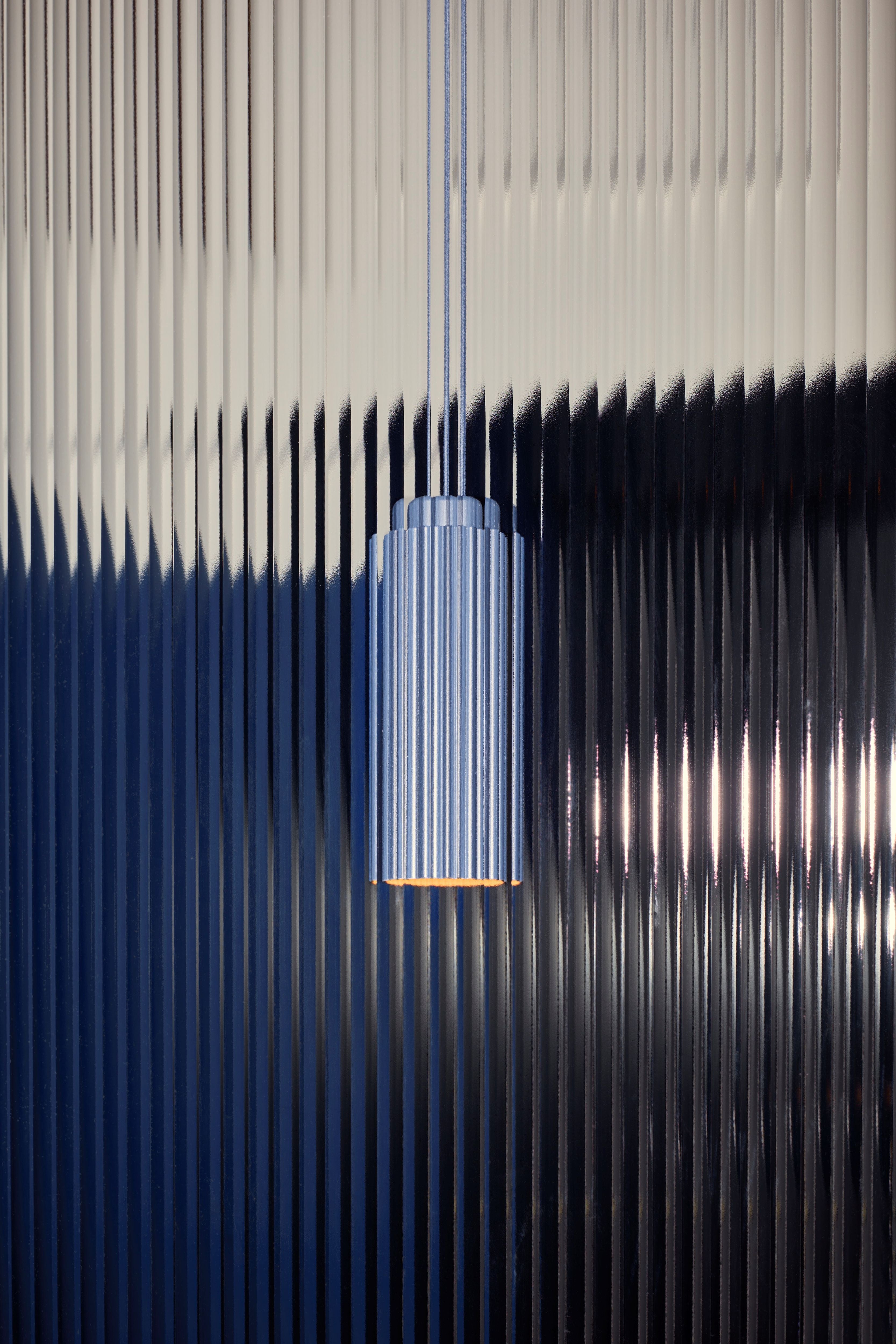 Pendelleuchte DONNA SLIM blau