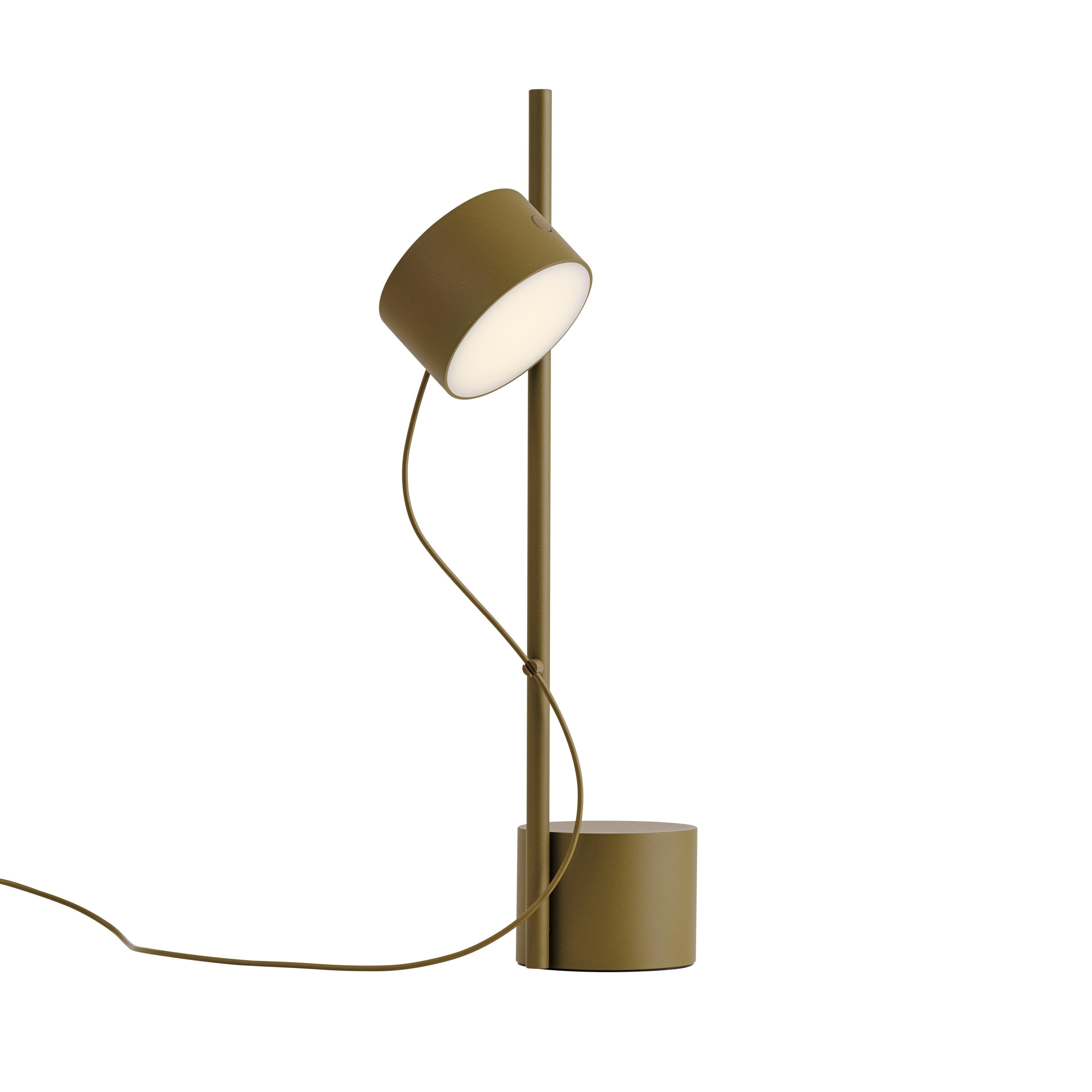 POST Table Lamp Brown-Green