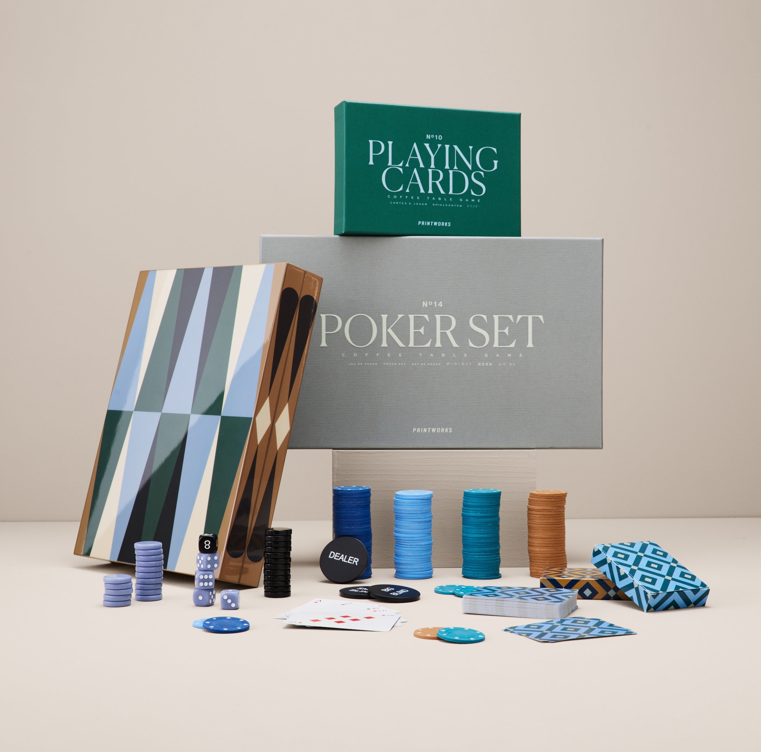 Gray Poker Set