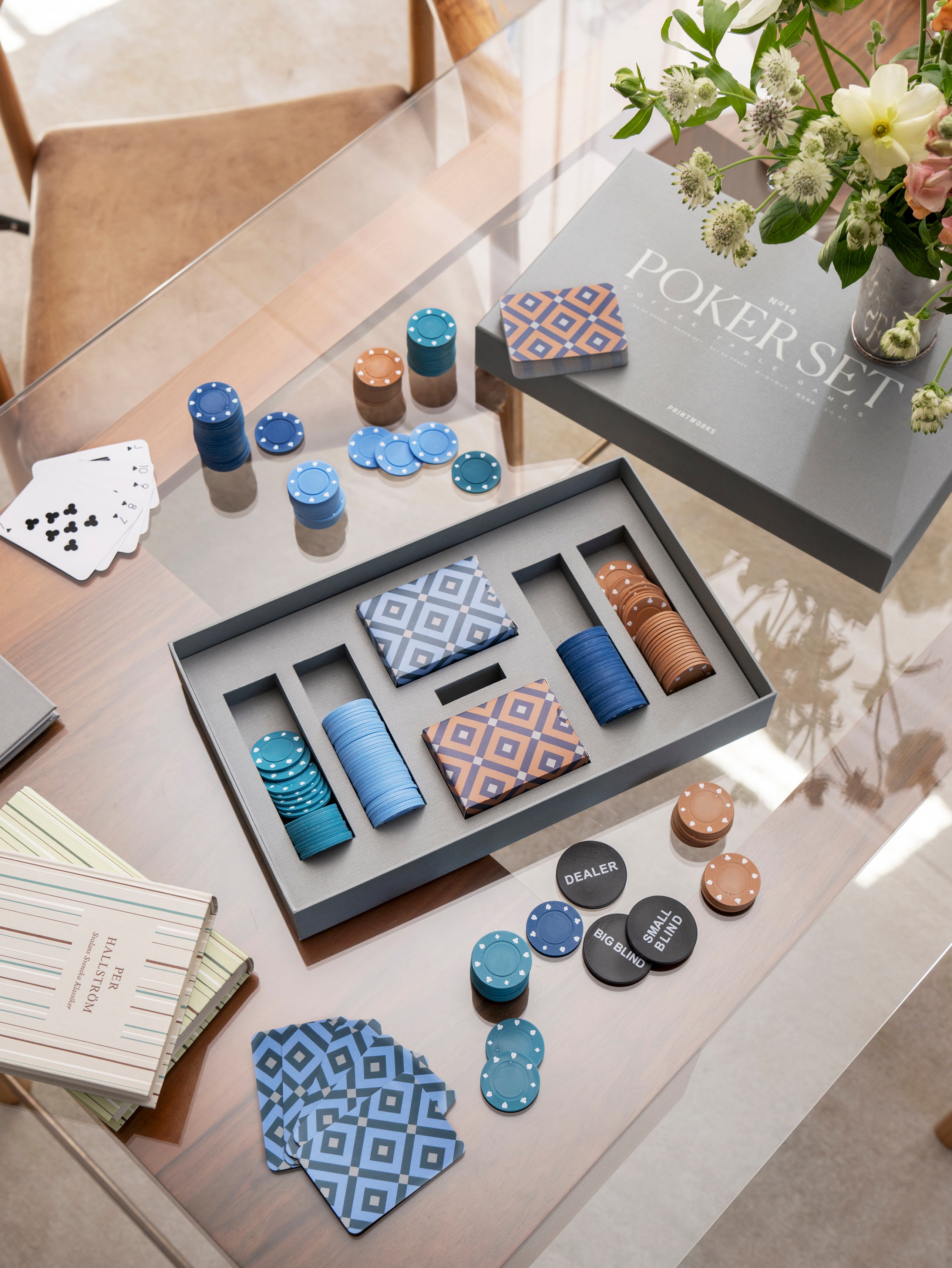 Gray Poker Set