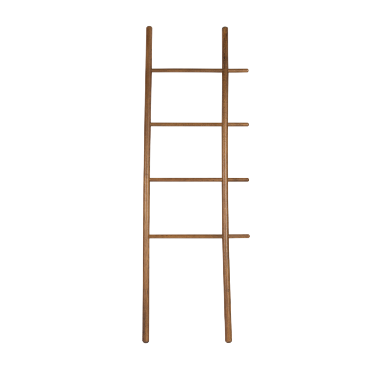 Decorative ladder JHON dark brown oak wood