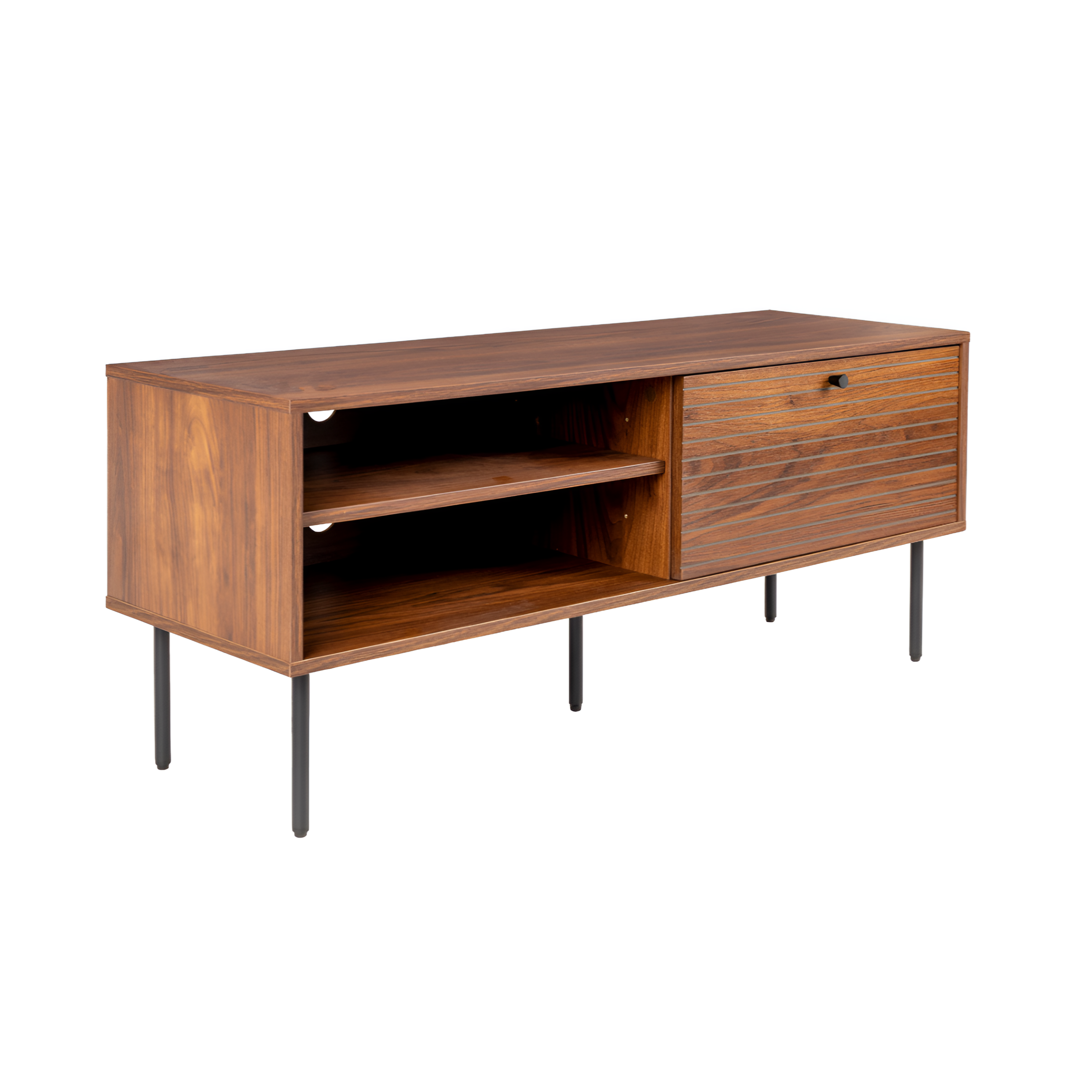 STRIPES TV cabinet brown
