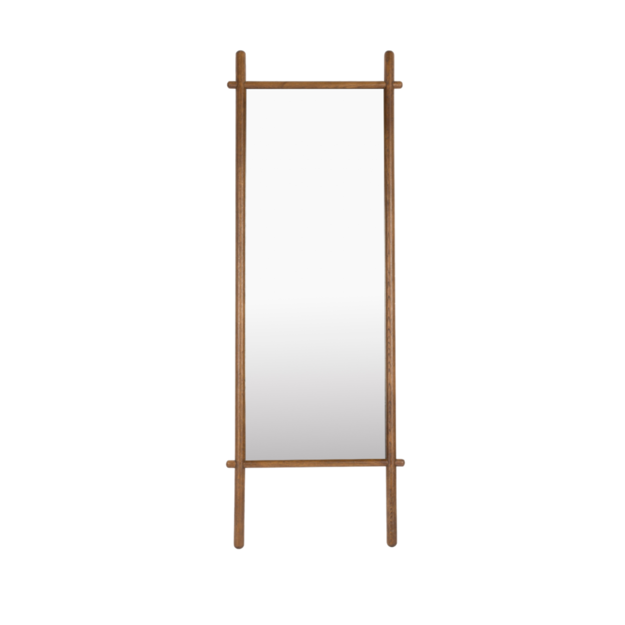 Lustro SOLENE dunkelbraunes Holz