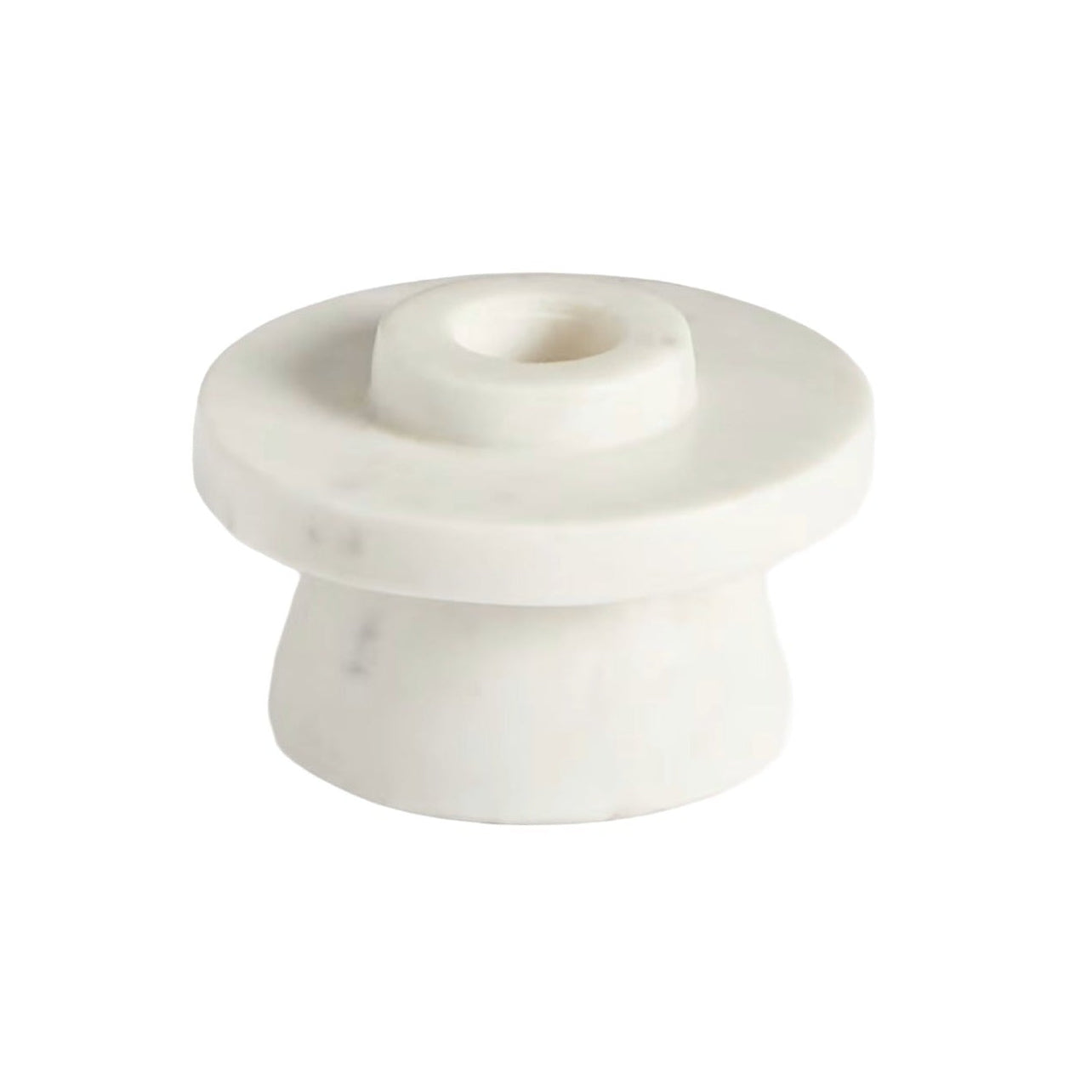 Kerzenhalter ZALVORI weißer Marmor