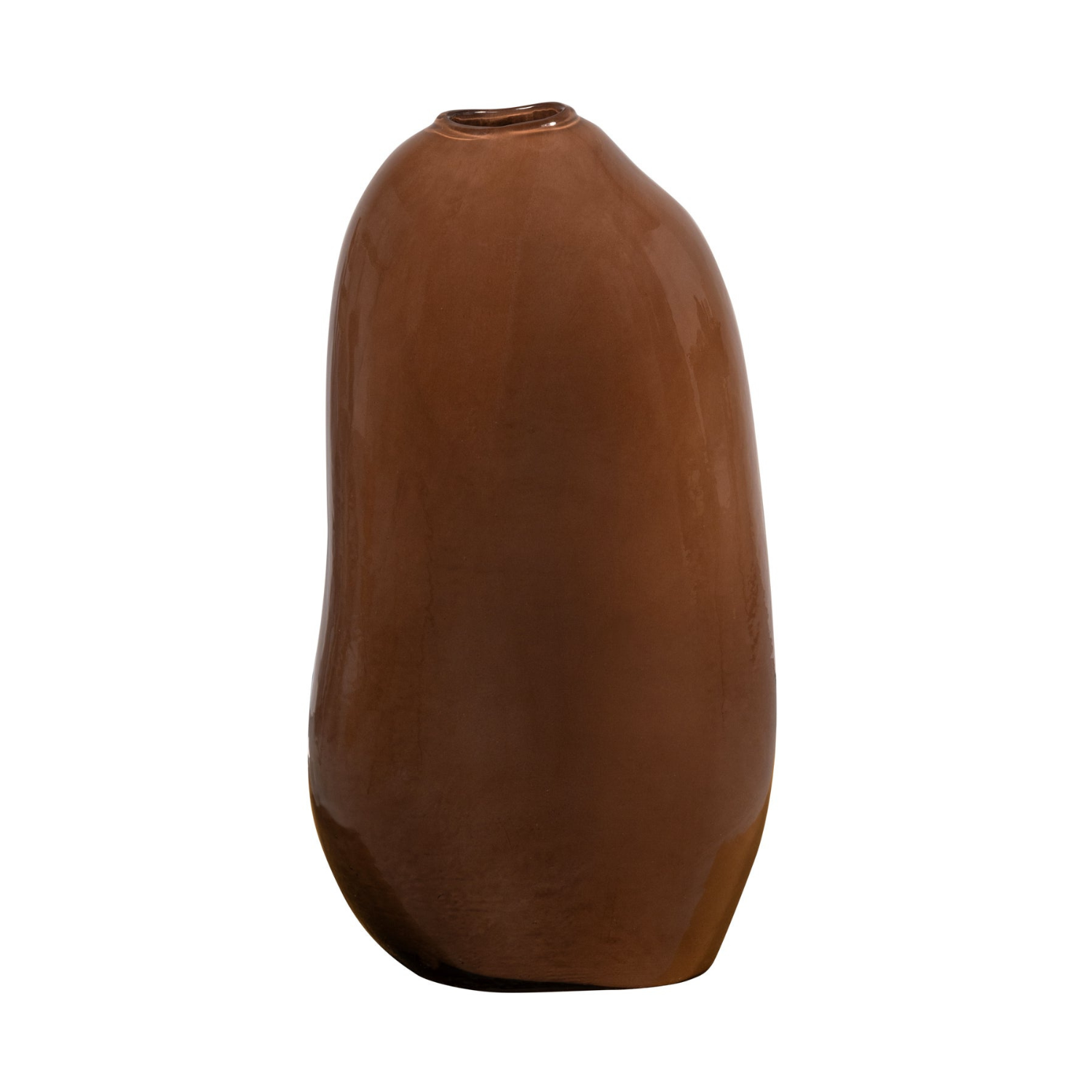 SAHIL vase brown glass