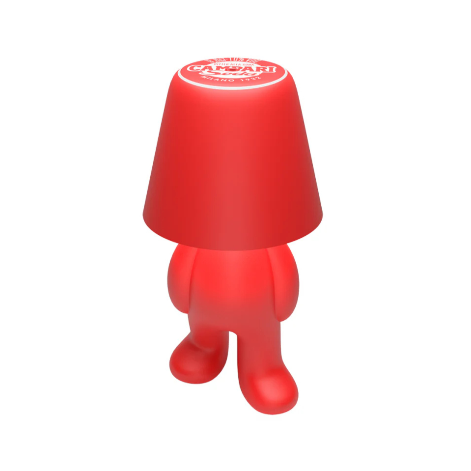Tragbare Lampe SWEET BROTHERS TOM - CAMPARI rot