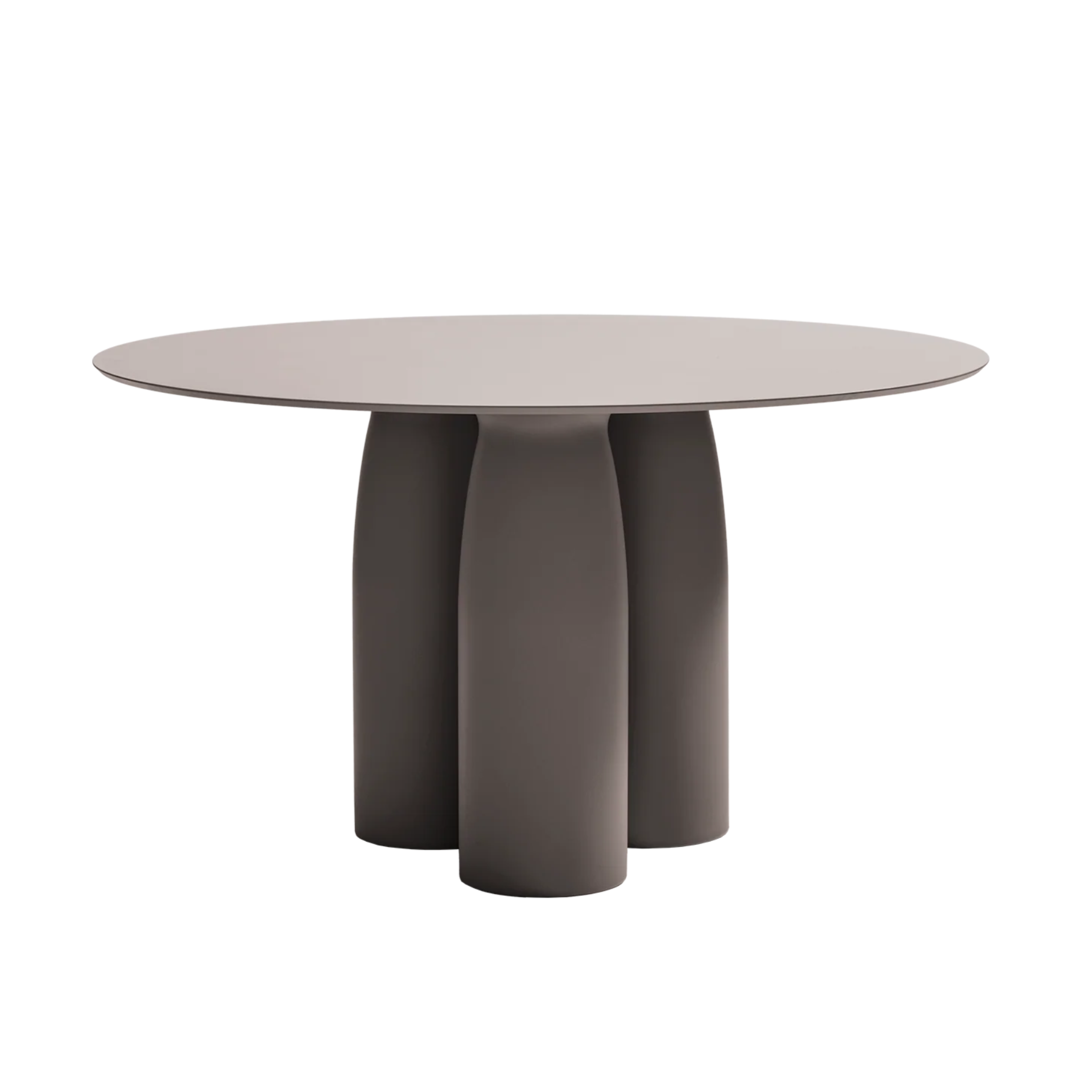 TOTO Round Table HPL Laminate Gray