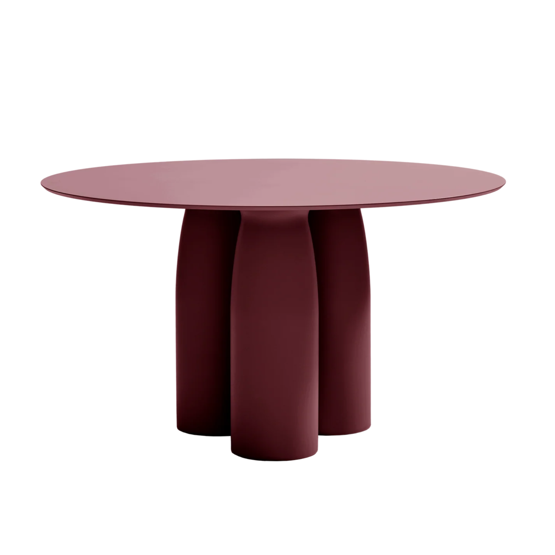 Rundtisch TOTO HPL-Laminat bordeaux