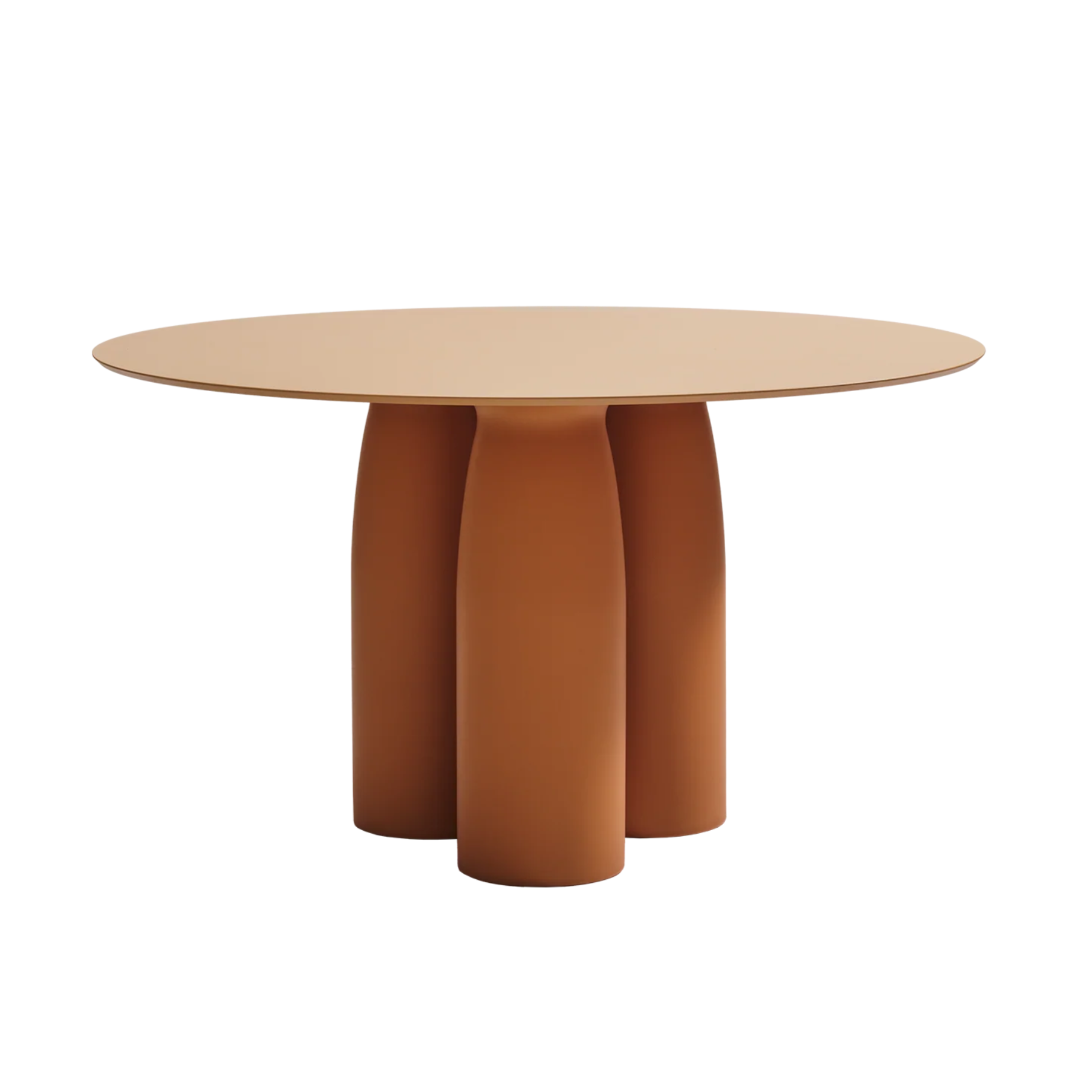 Round Table TOTO HPL Laminate Mustard