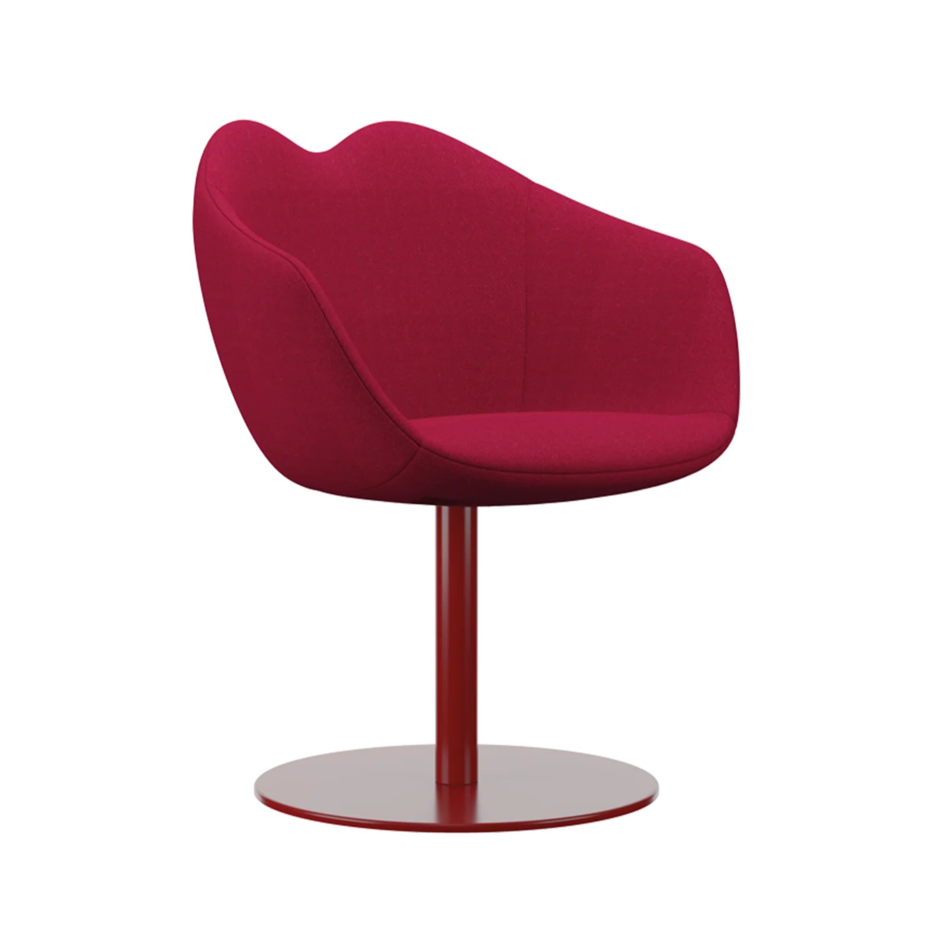 XOXO Sessel rot mit runder Basis