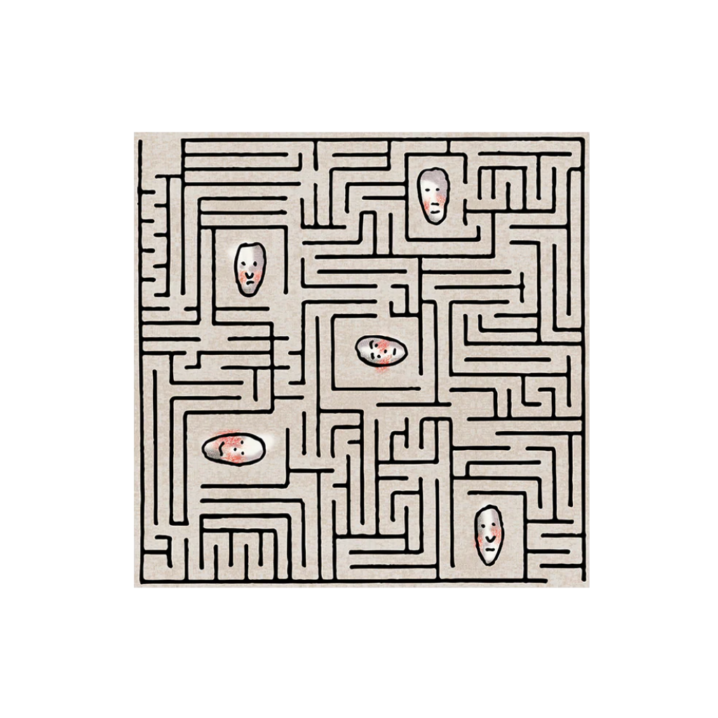 Teppich LABYRINTH beige