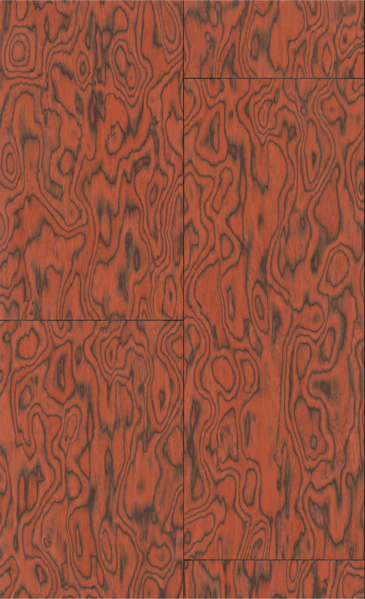 Tapete COTI orange Furnier