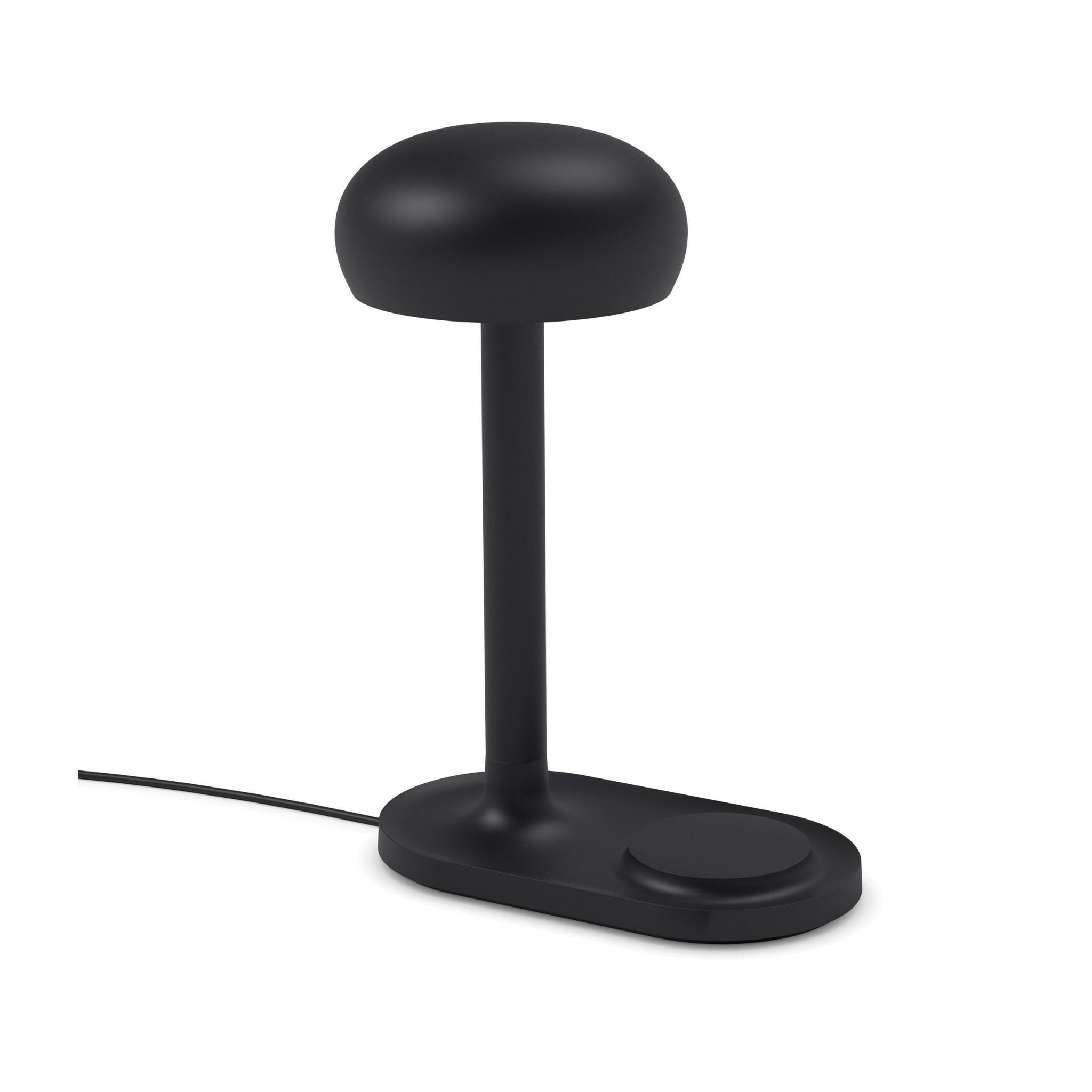 Tischlampe mit kabellosem Ladegerät EMENDO schwarz