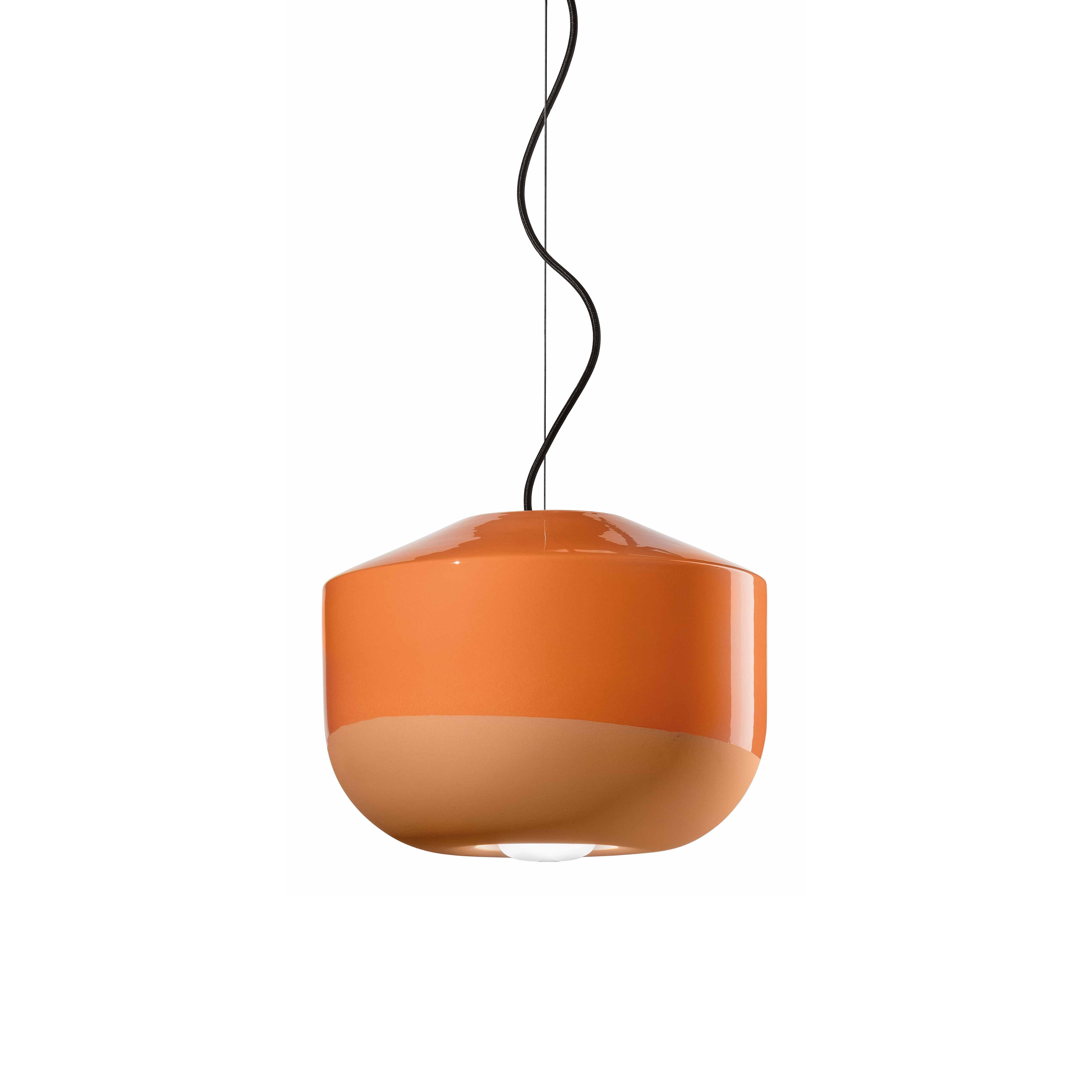 BELLOTA Keramik-Pendelleuchte, orange