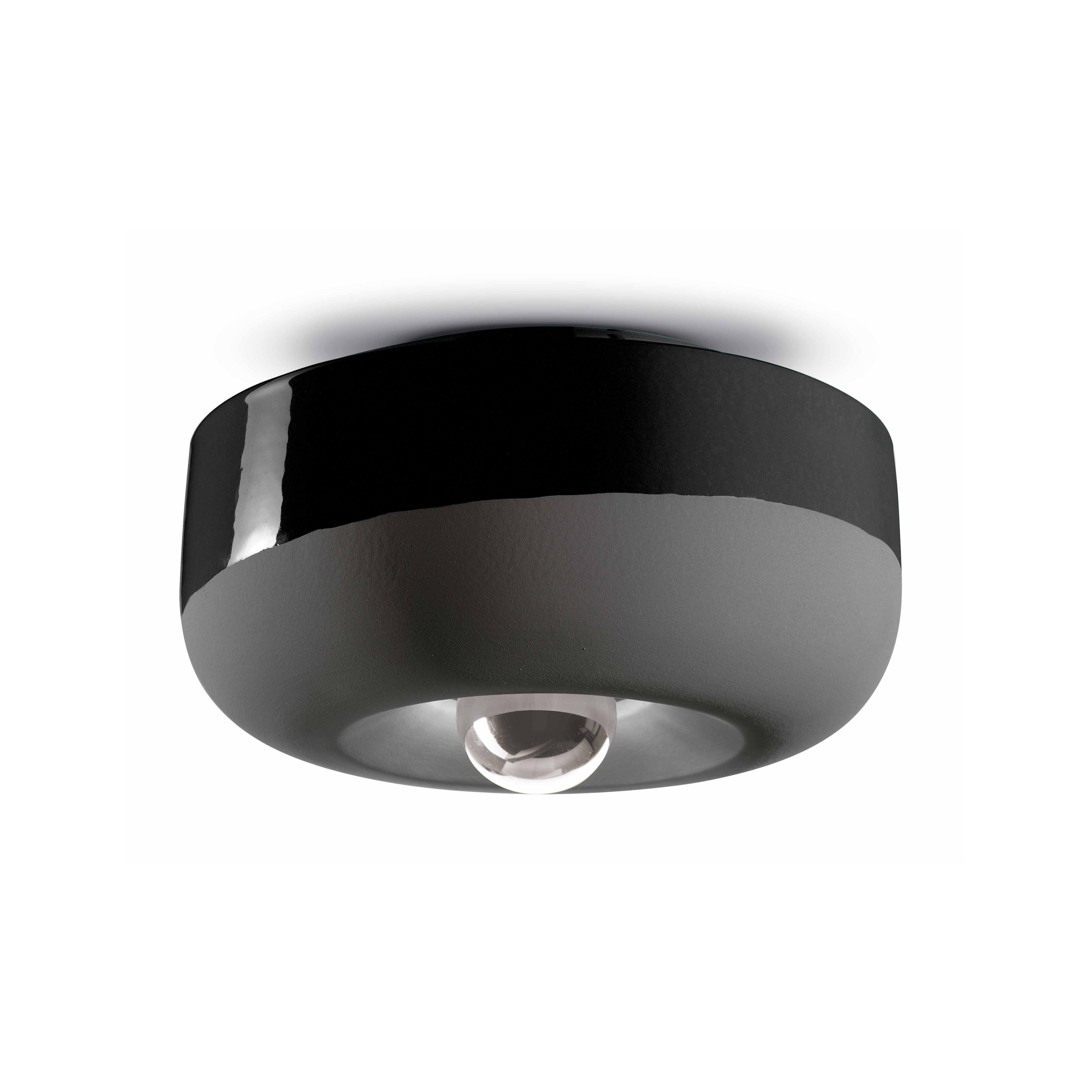 BELLOTA Keramik Wandleuchte schwarz