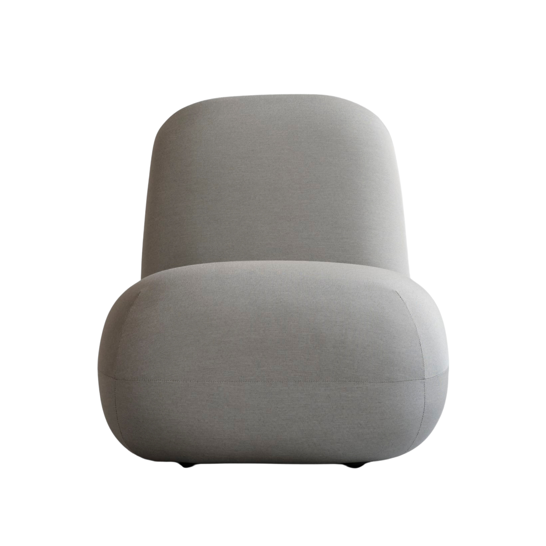 TOE FLAT Sessel ohne Armlehnen, grau