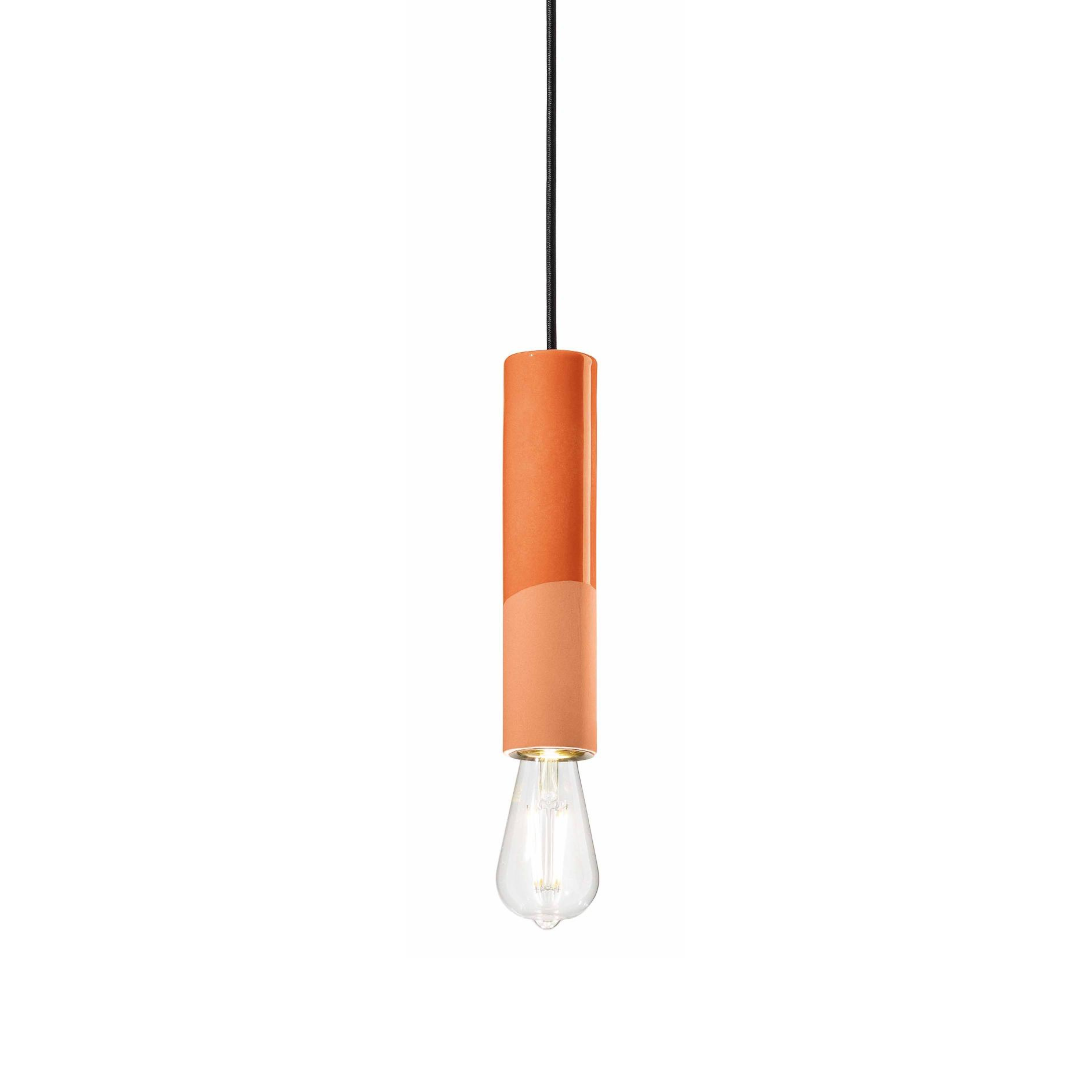 Ceramic hanging lamp PI orange