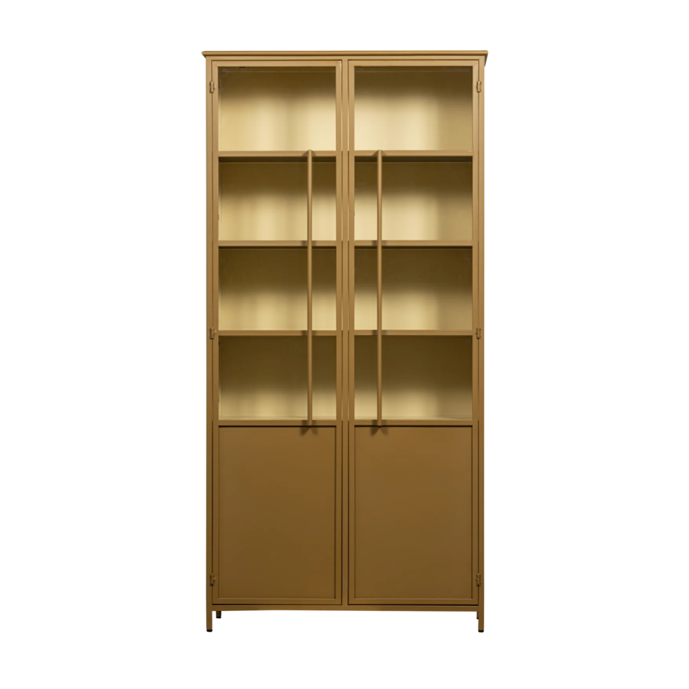 2-door display cabinet EXHIBIT honey