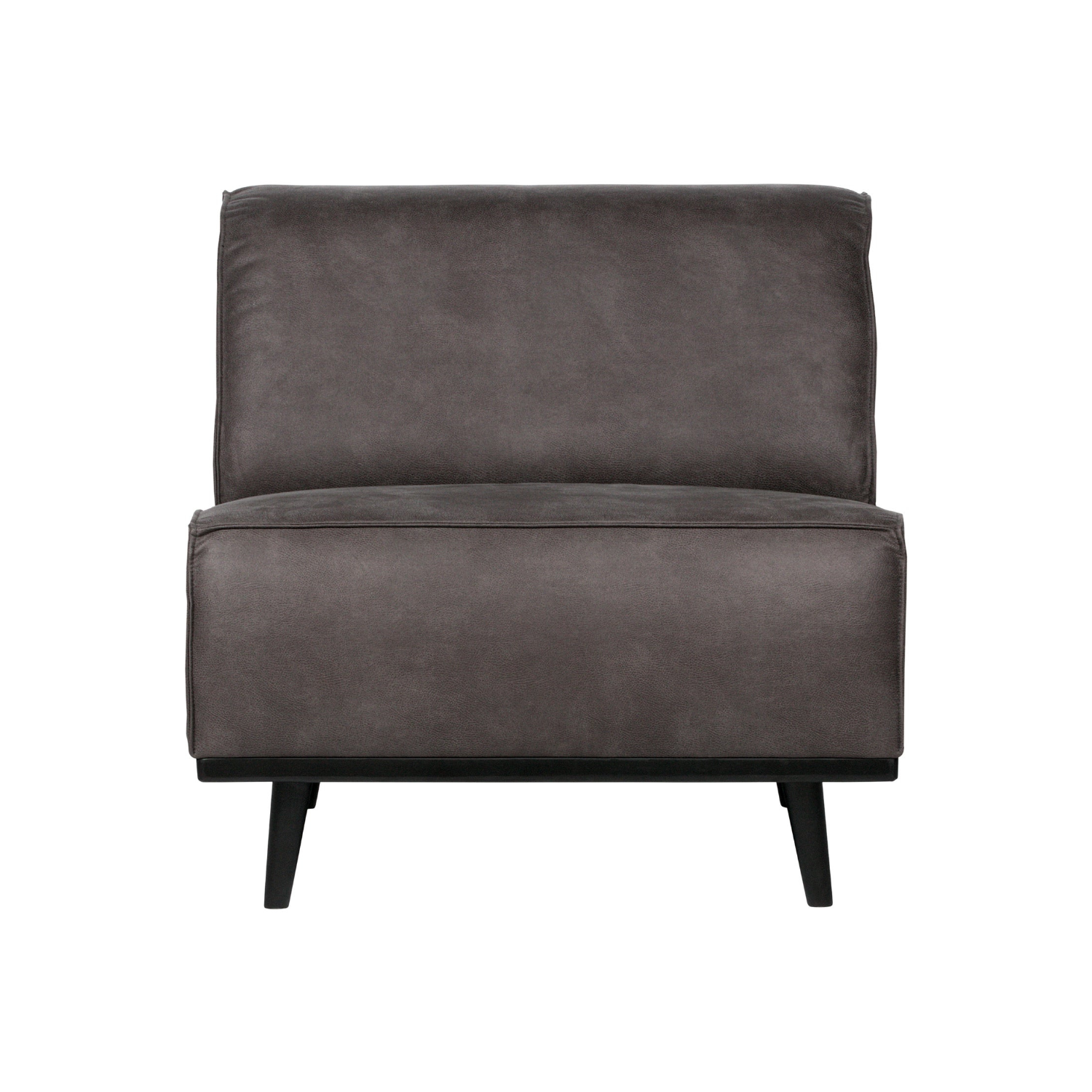 Sessel STATEMENT dunkelgrau Leder