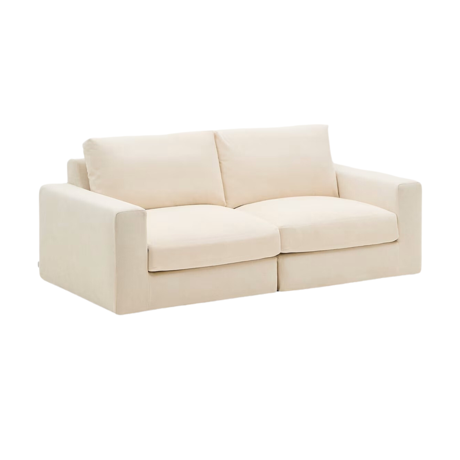 3-seater sofa ALEA ecru chenille