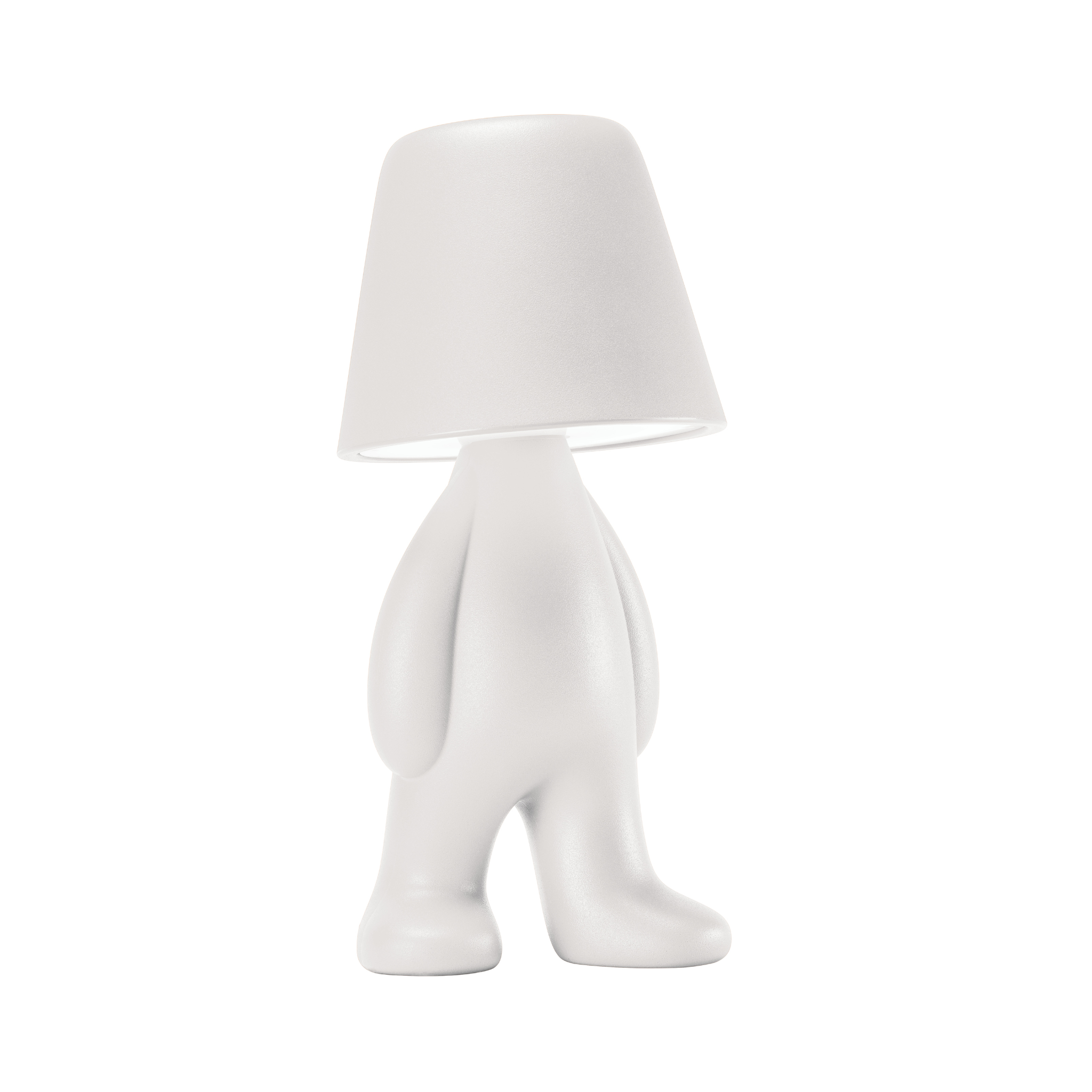 BIGGER BROTHER lamp in white