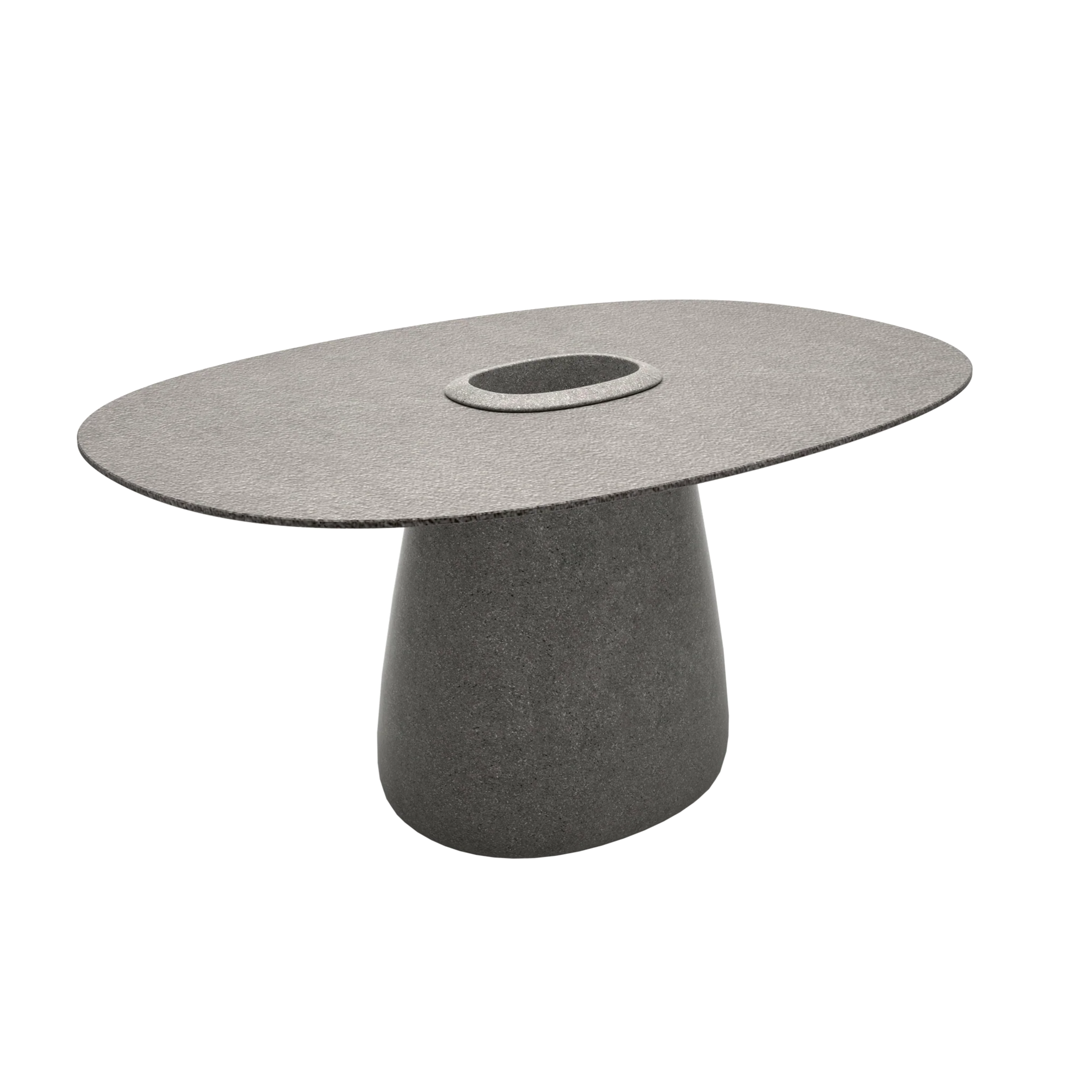 Gartentisch mit Behälter COBBLE grau