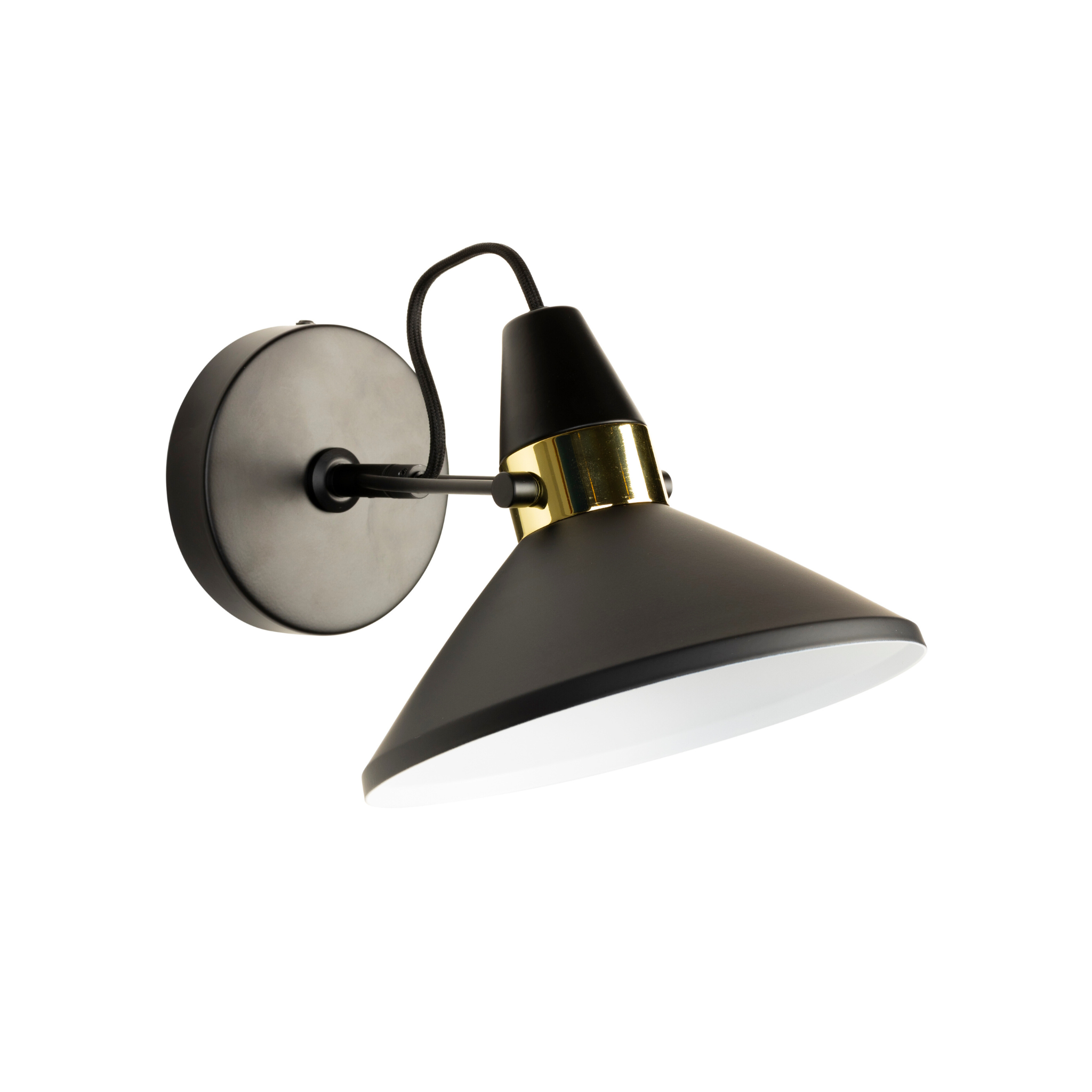 Wandlampe verstellbar JONA schwarz