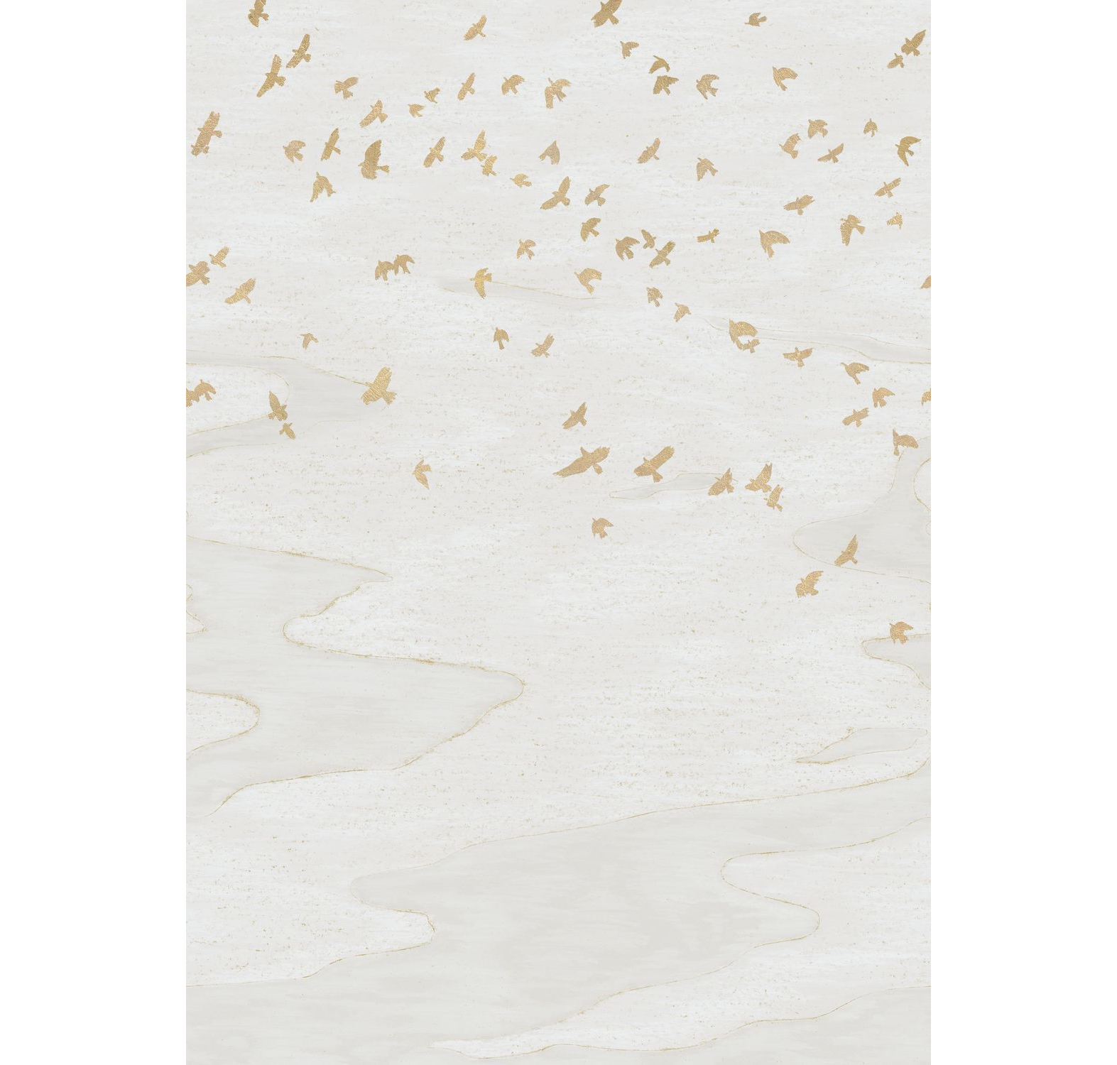 Migration Mural White