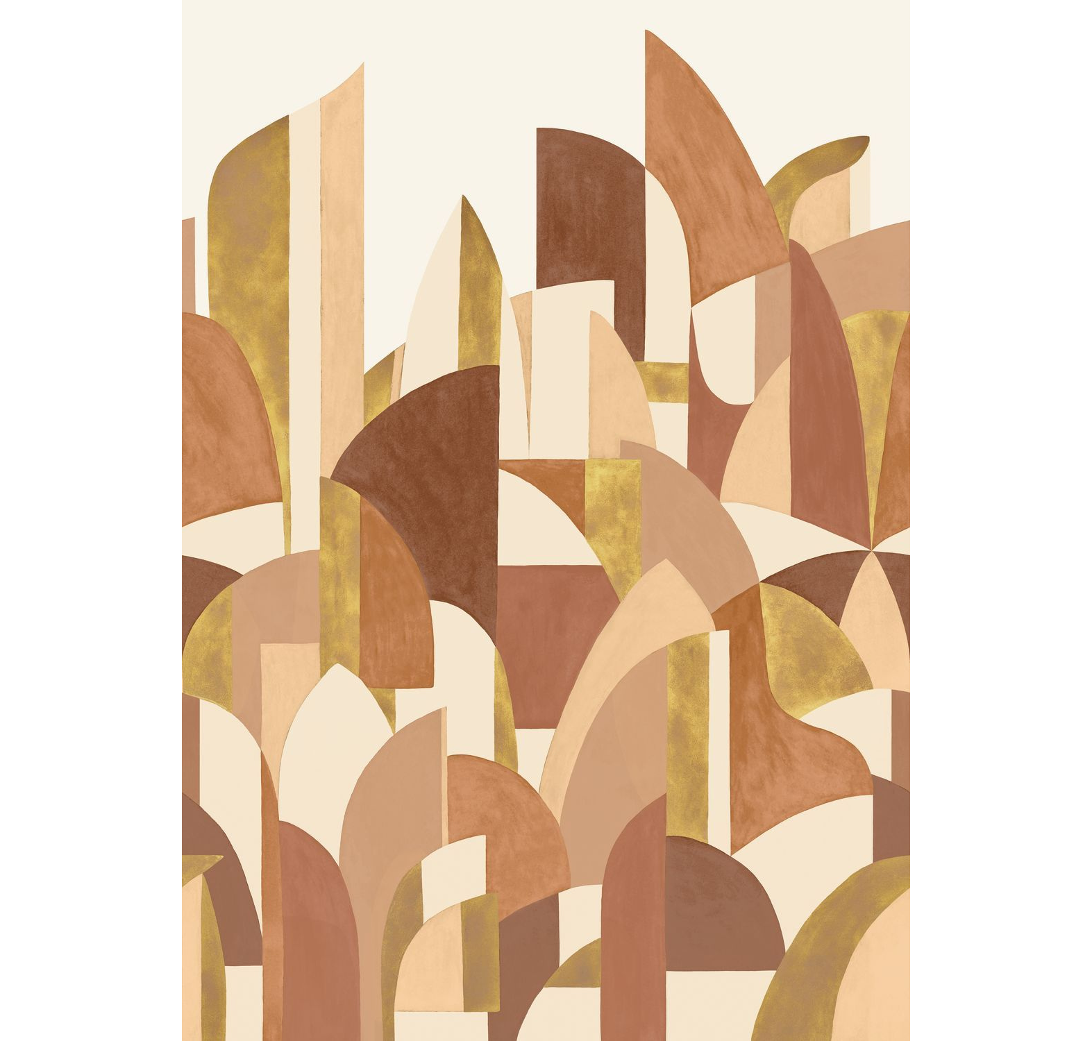 Mural PABLO beige-orange