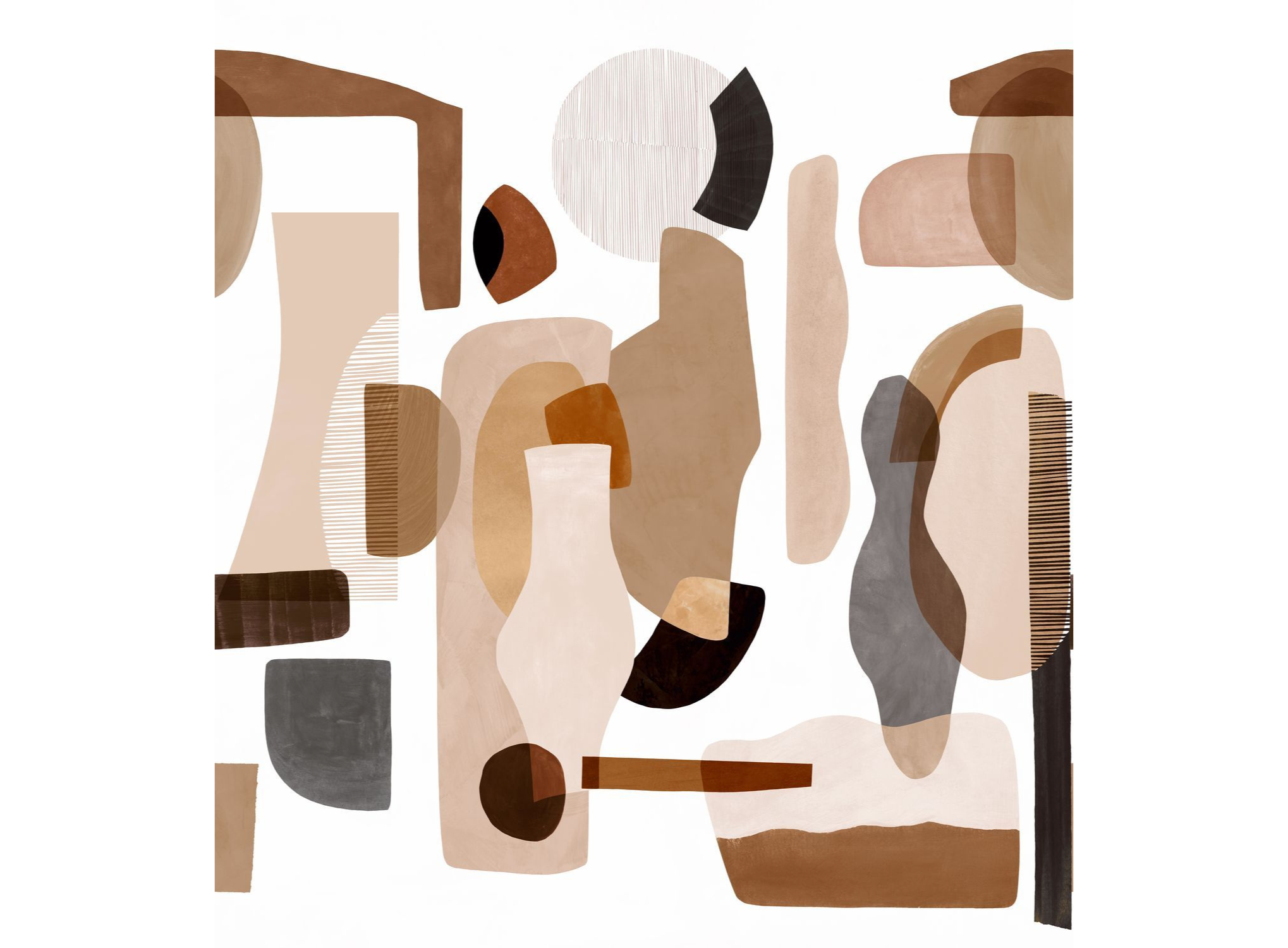 AUDRIA Brown Mural