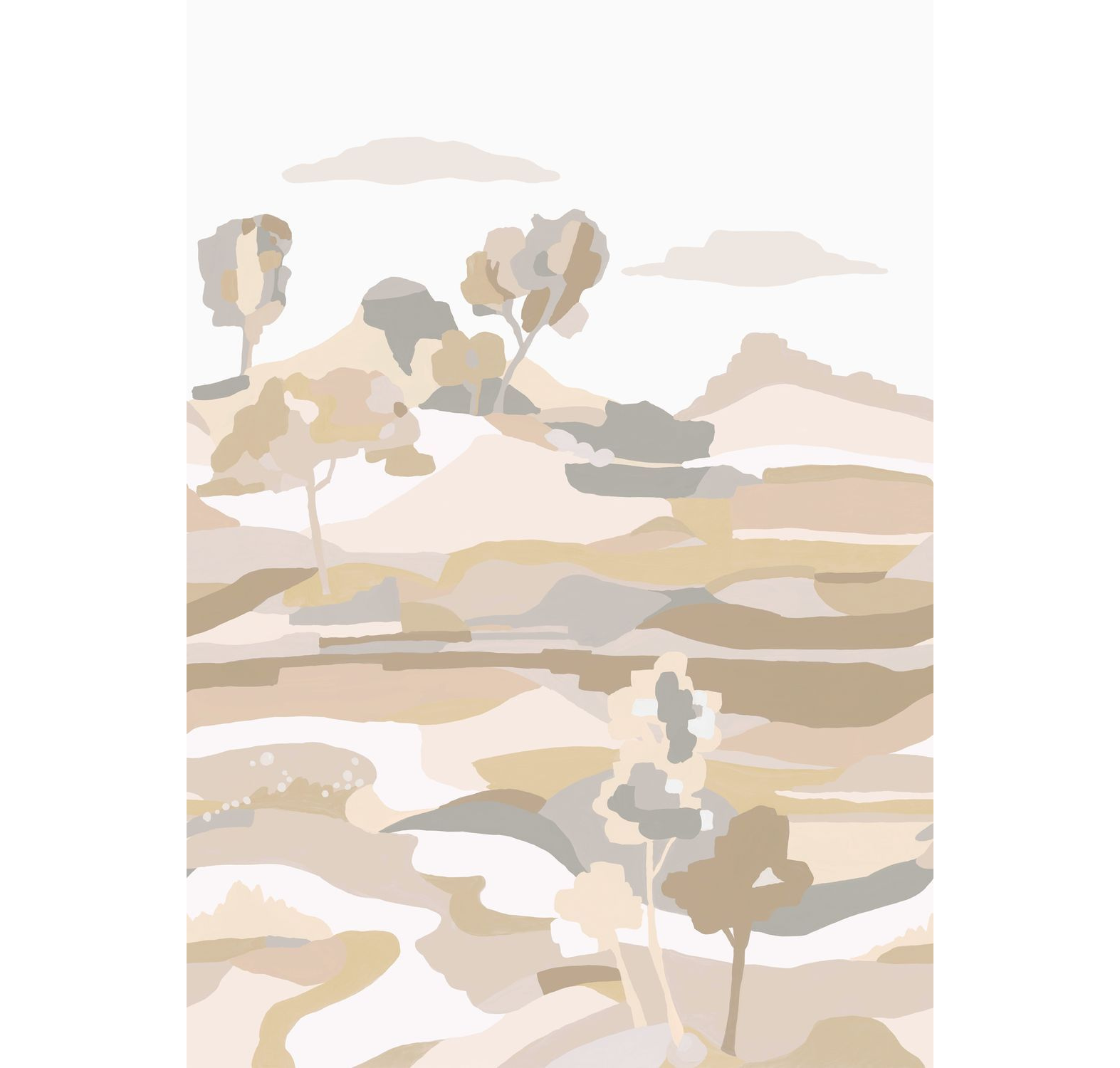 Mural LE BASSIN light beige