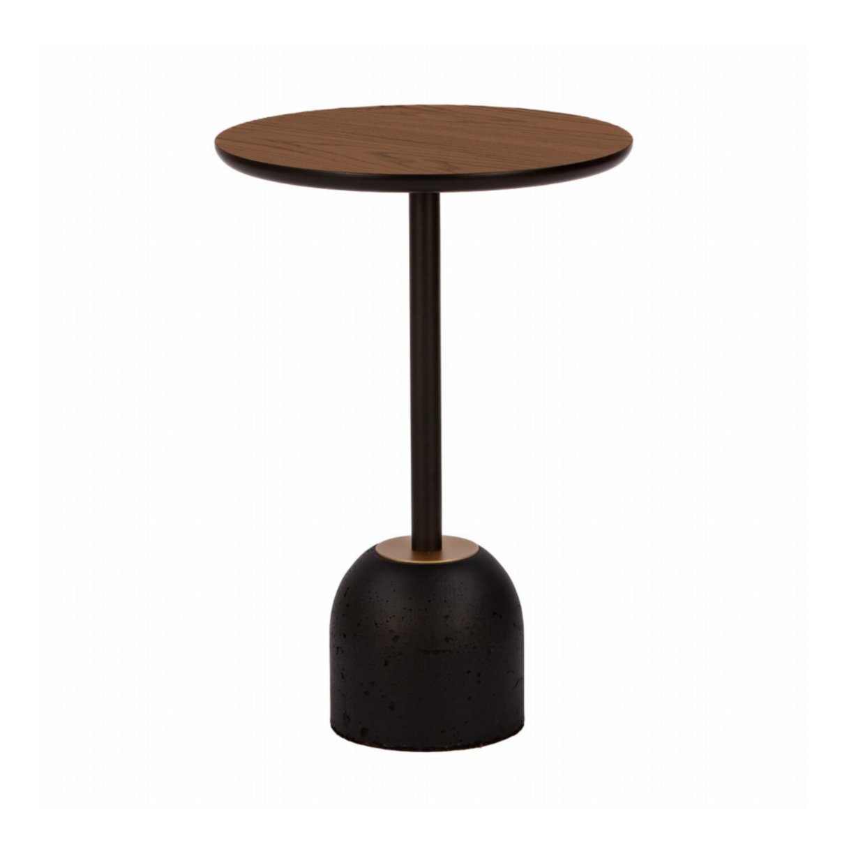 Couchtisch BET Nussfurnier mit Betontischplatte