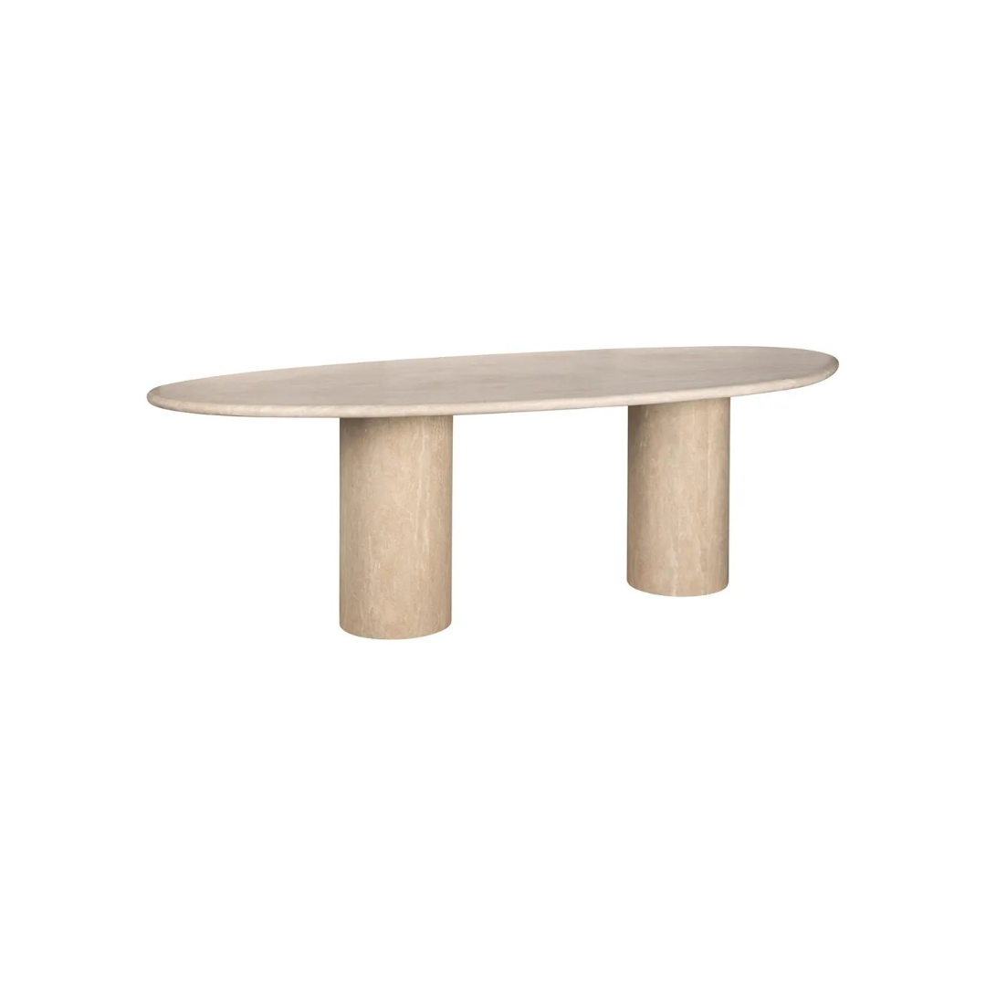 RENAISSANCE Beige Travertine Table